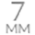 7mm Post Length Icon