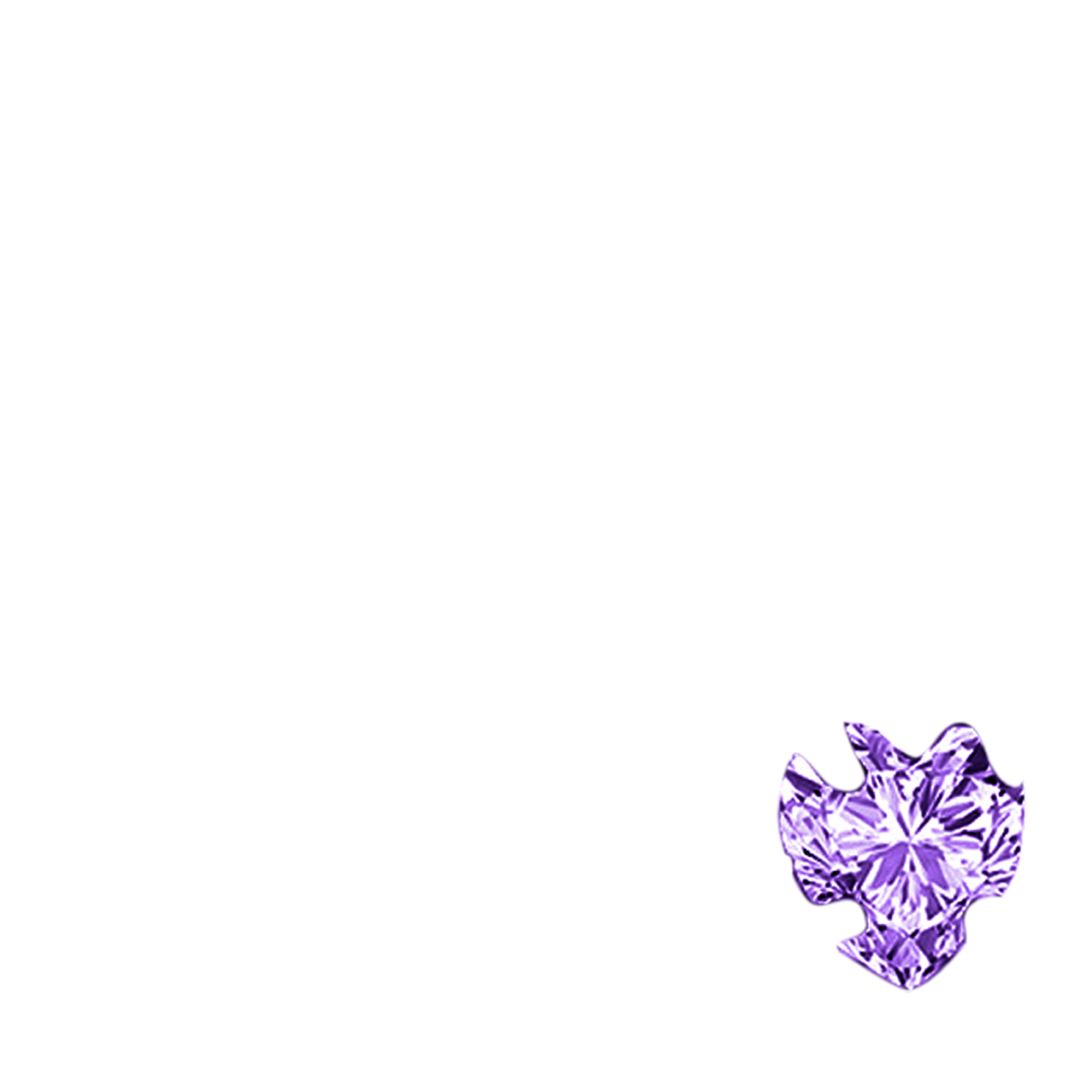 Amethyst Heart