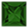 Light Emerald Square CZ Icon