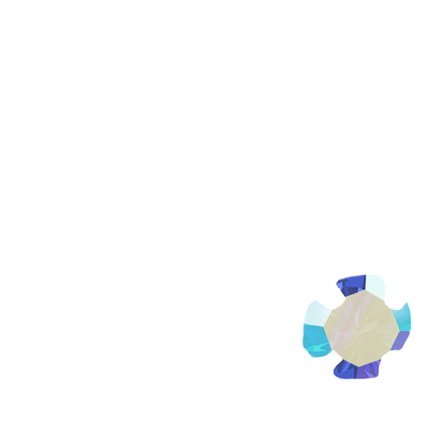 Periwinkle Aurora 3.5mm Prong