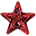 Red CZ Star Icon