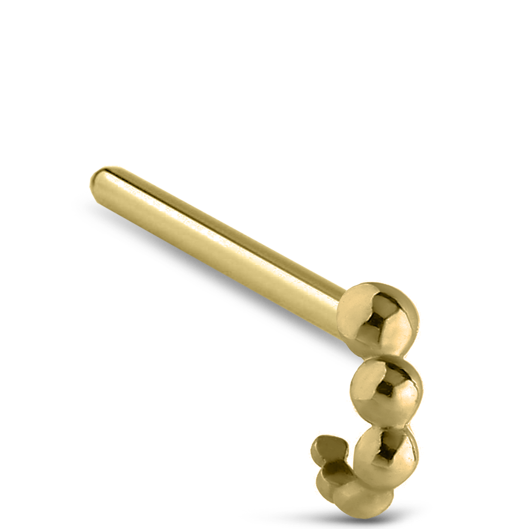 Round Bubble Nose Hugger 316L Surgical Steel 20G