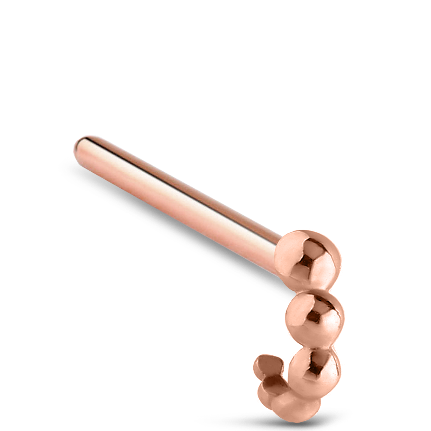 Round Bubble Nose Hugger 316L Surgical Steel 20G