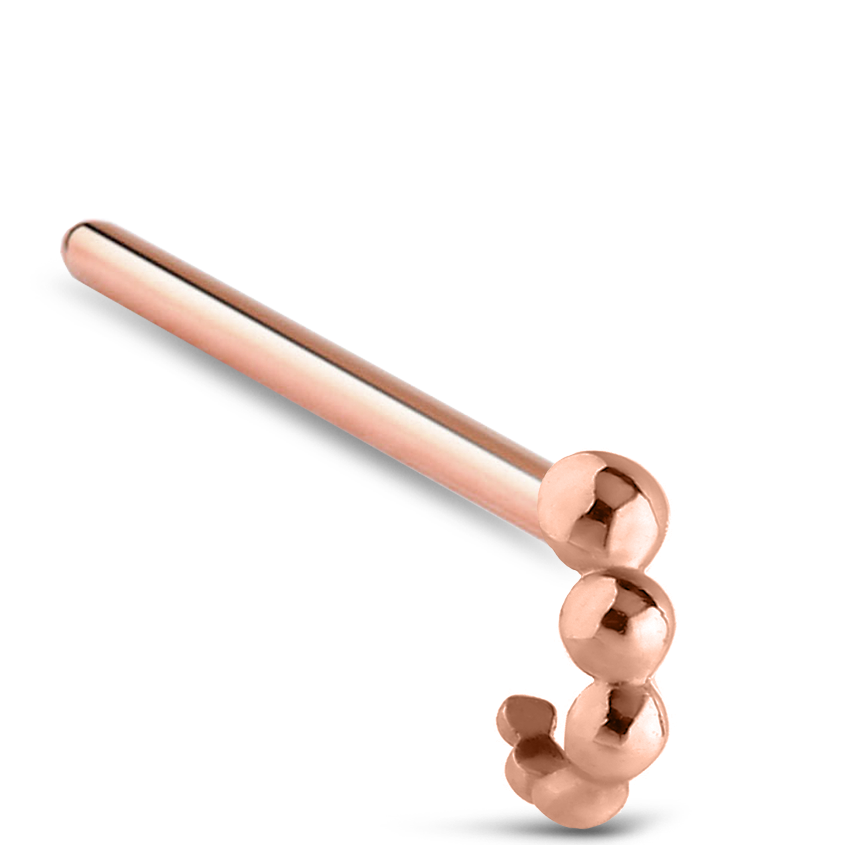 Round Bubble Nose Hugger 316L Surgical Steel 20G