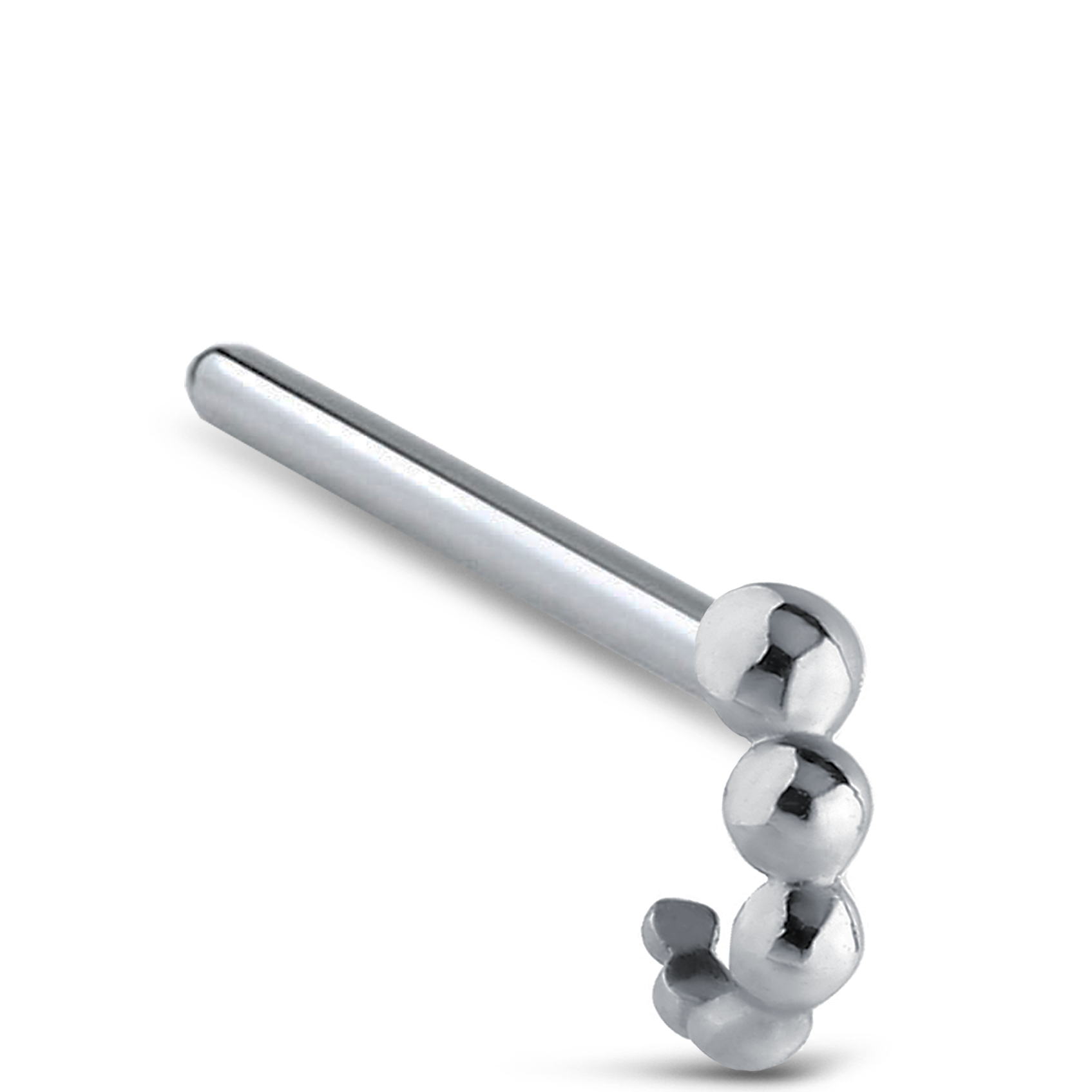 Round Bubble Nose Hugger 316L Surgical Steel 20G