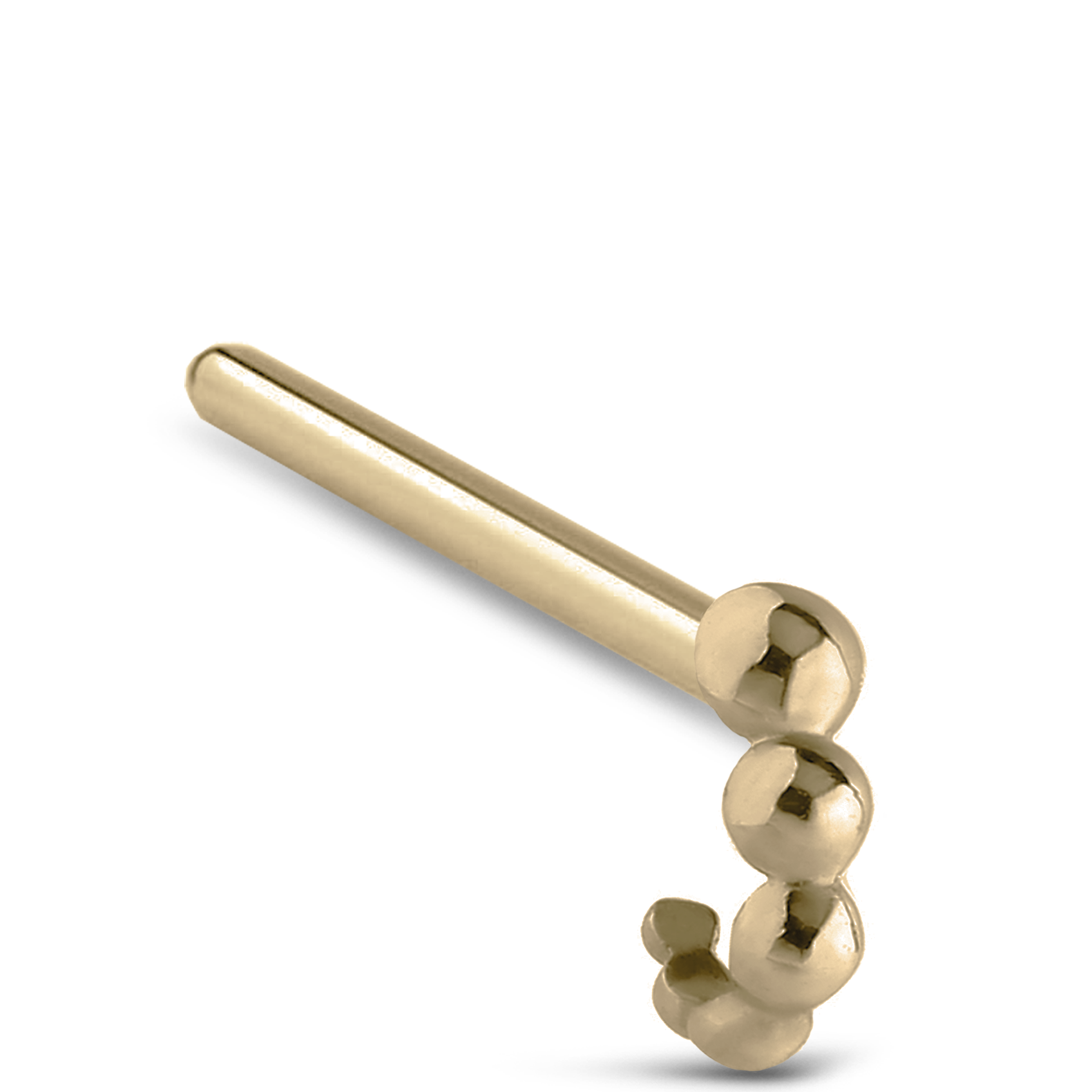 Round Bubble Nose Hugger 316L Surgical Steel 20G