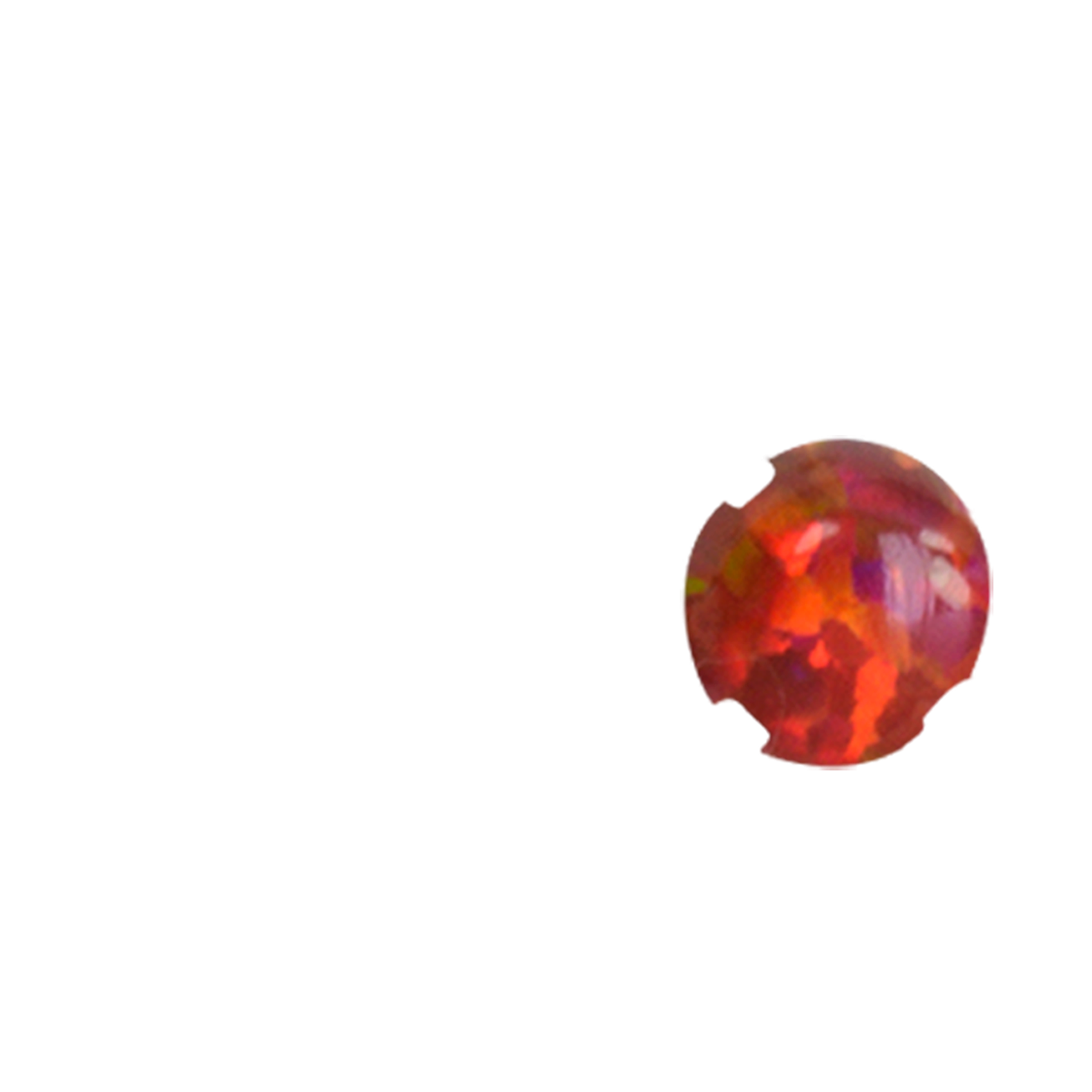 korb-prong-2.5mm-red-opal