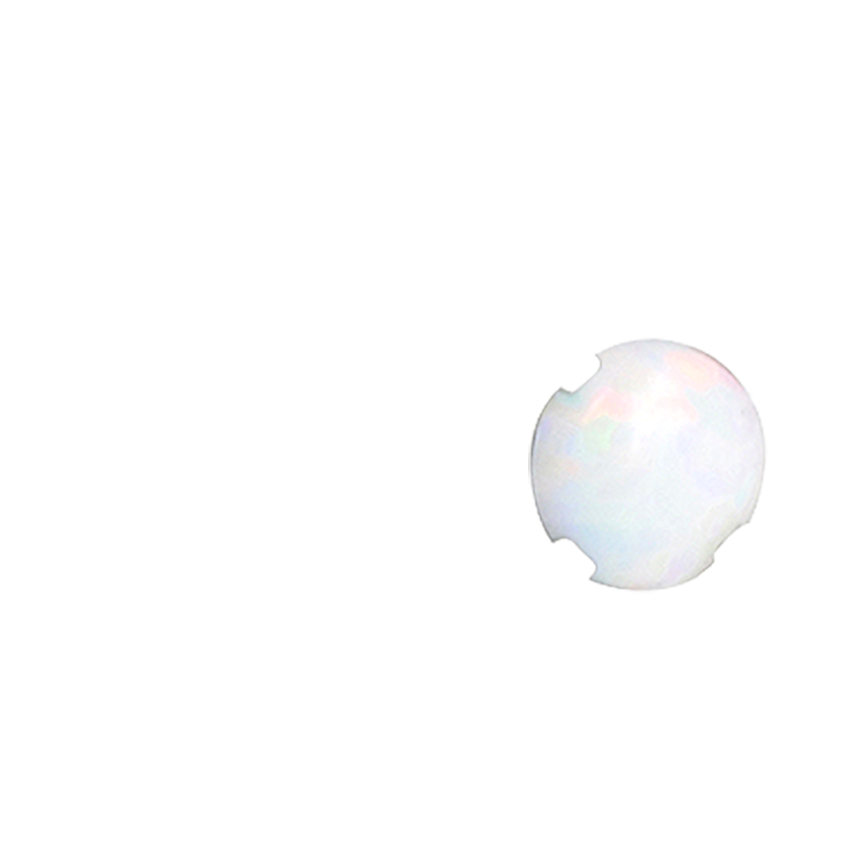 korb-prong-2.5mm-white-opal