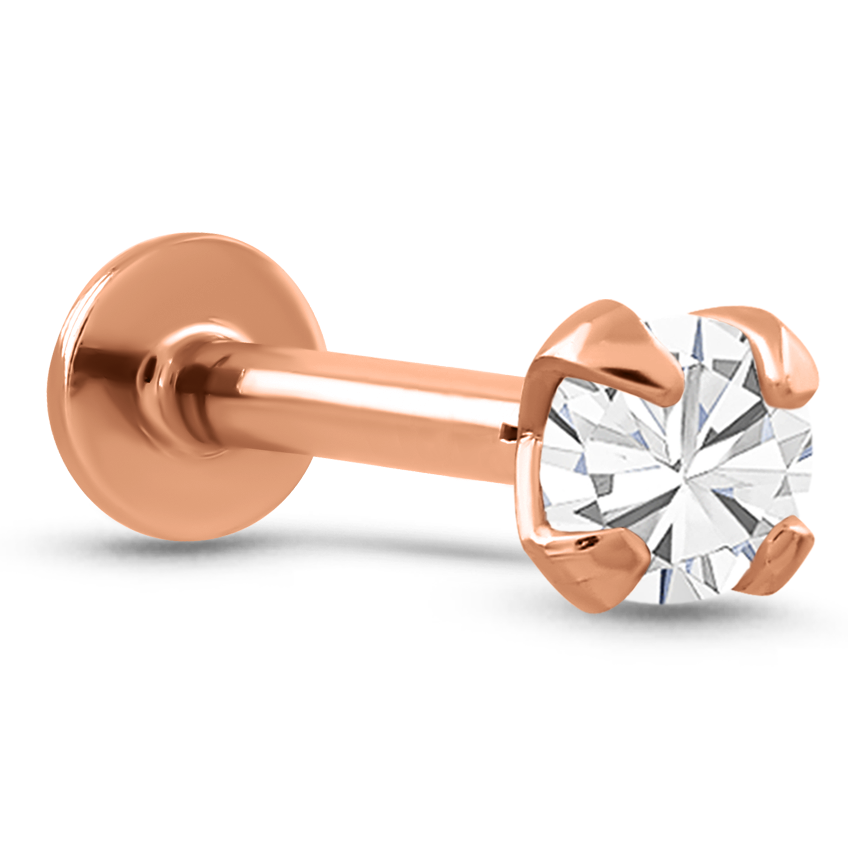 rose-Gold-cz-Labret-3mm