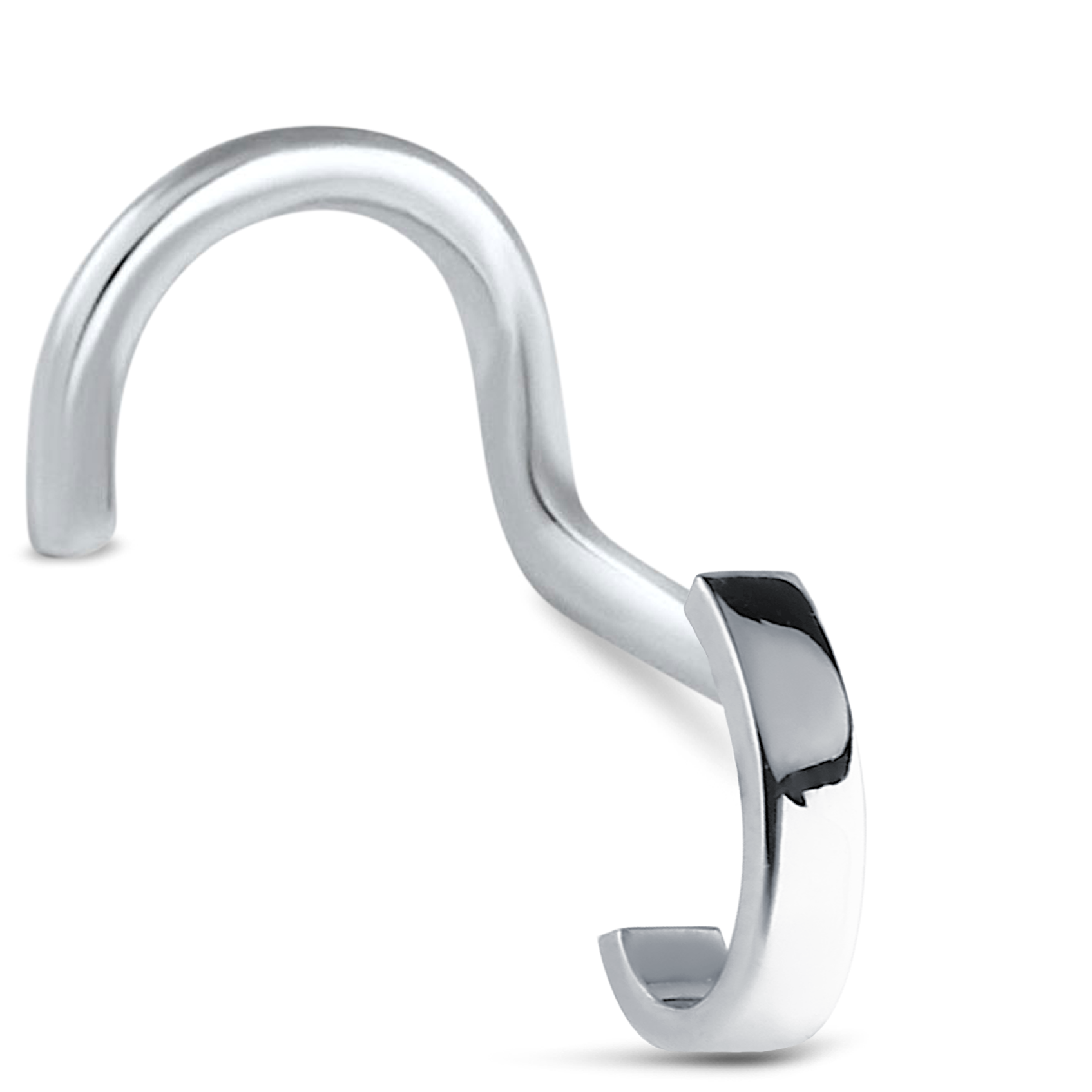 Sterling Silver Nose Hugger Right Nose Screw