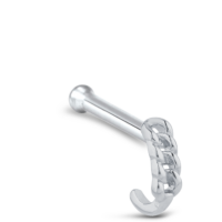 Sterling Silver Chain Nose Hugger Bone