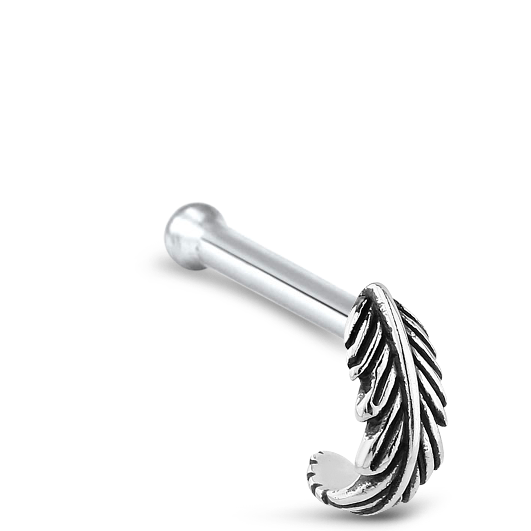 Feather Nose Hugger Nose Hugger 925 Sterling Silver