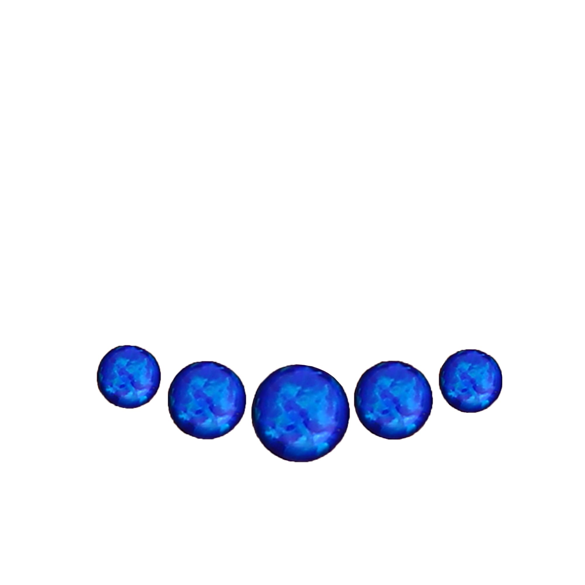 surgical-steel-5-stone-ear-jacket-E4012-blue-opal