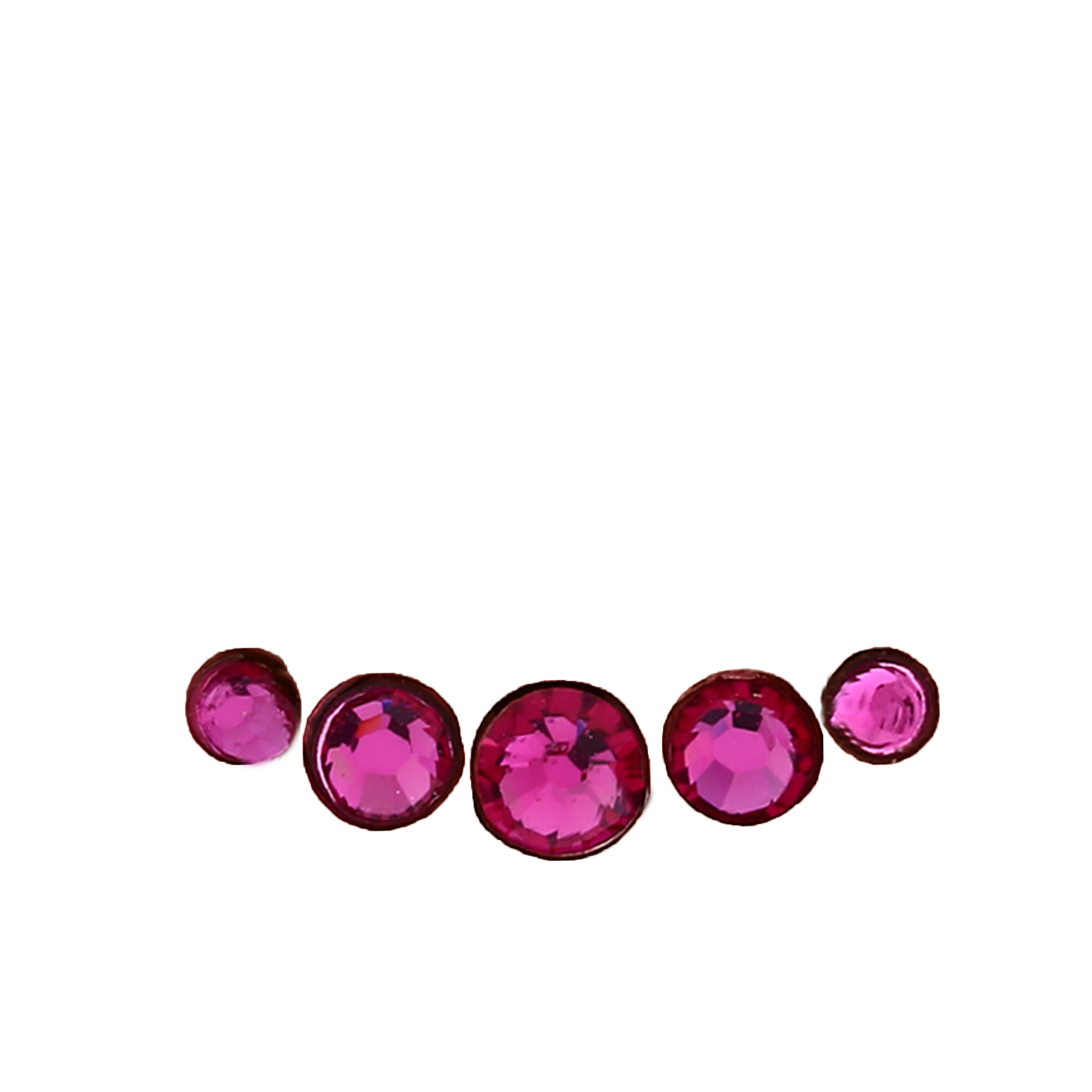 surgical-steel-5-stone-ear-jacket-E4012-fuchsia