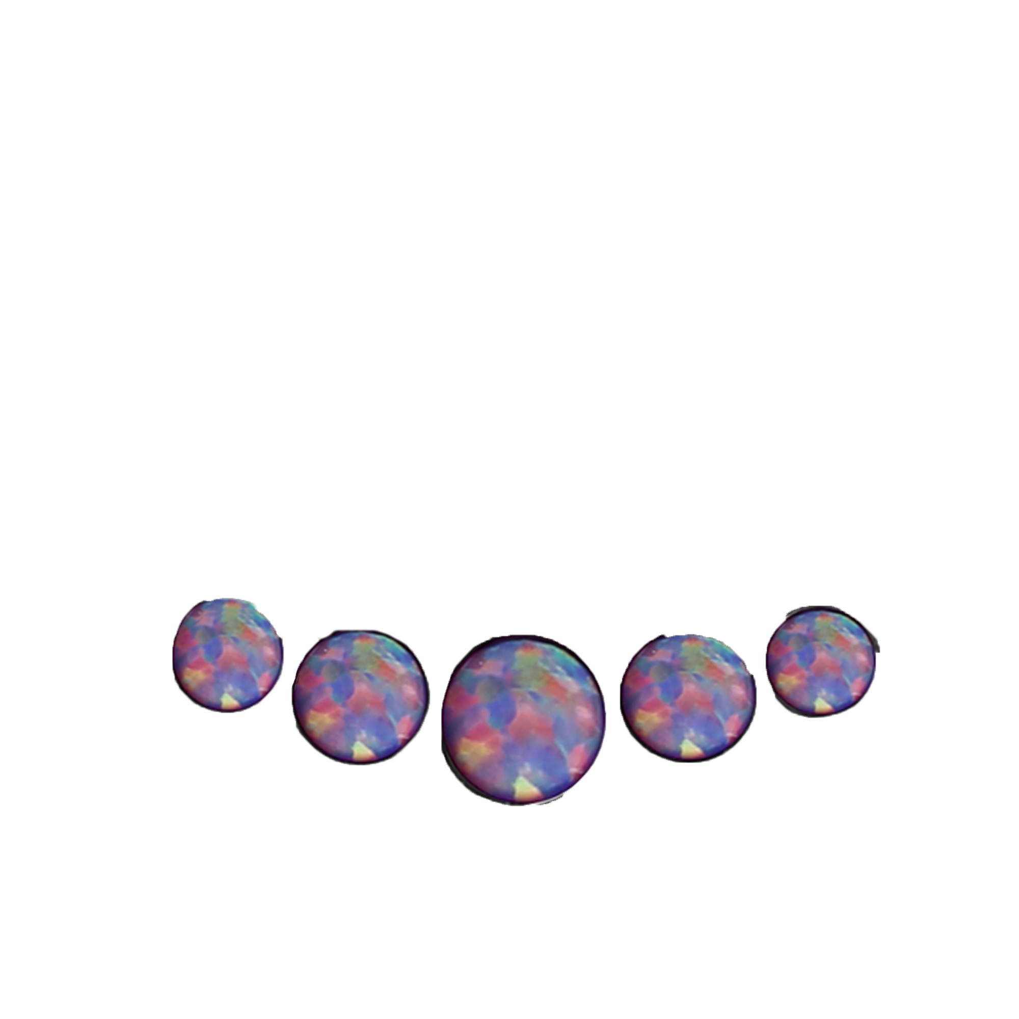 surgical-steel-5-stone-ear-jacket-E4012-purple-opal
