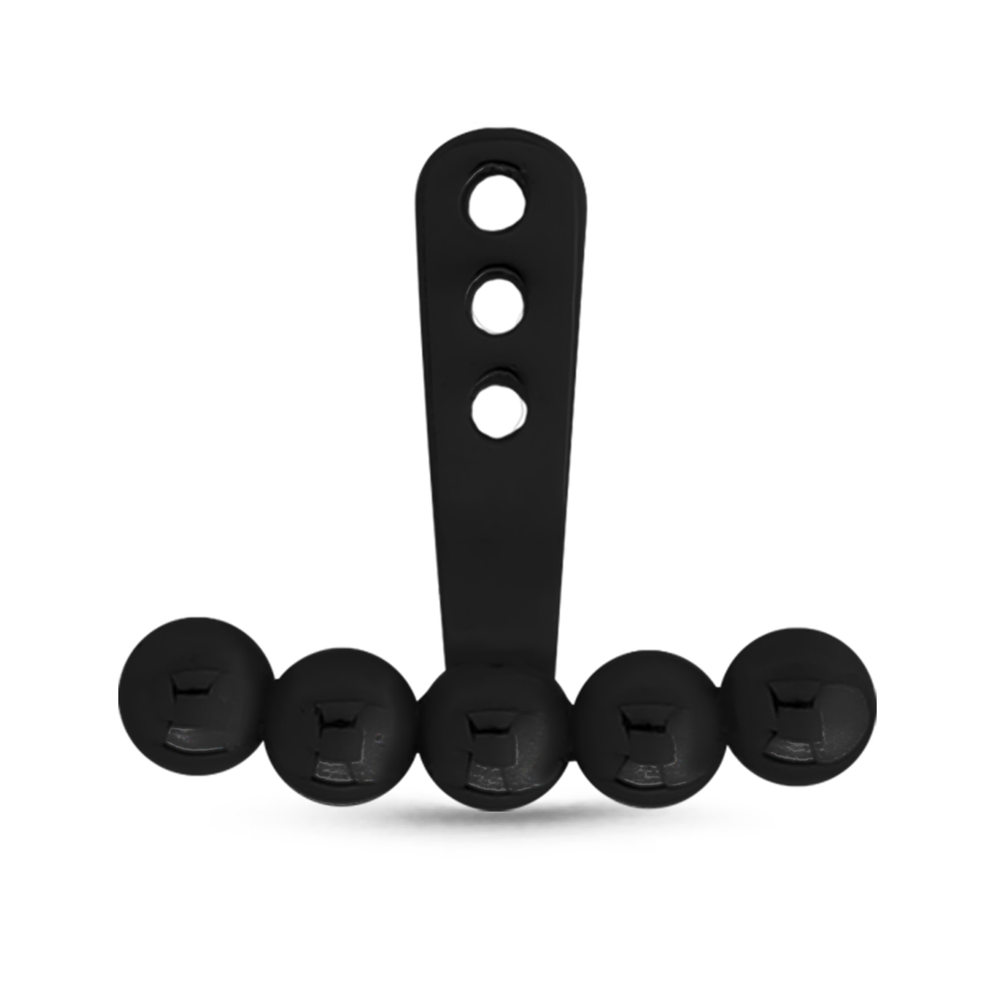 5 Ball Ear Jacket Earrings Cartilage Tragus Helix Labret 316L Surgical Steel