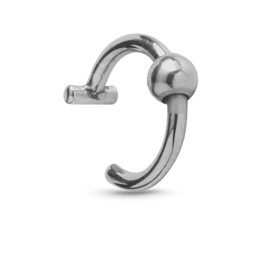 Surgical Steel Fake Captive Bead Hoop