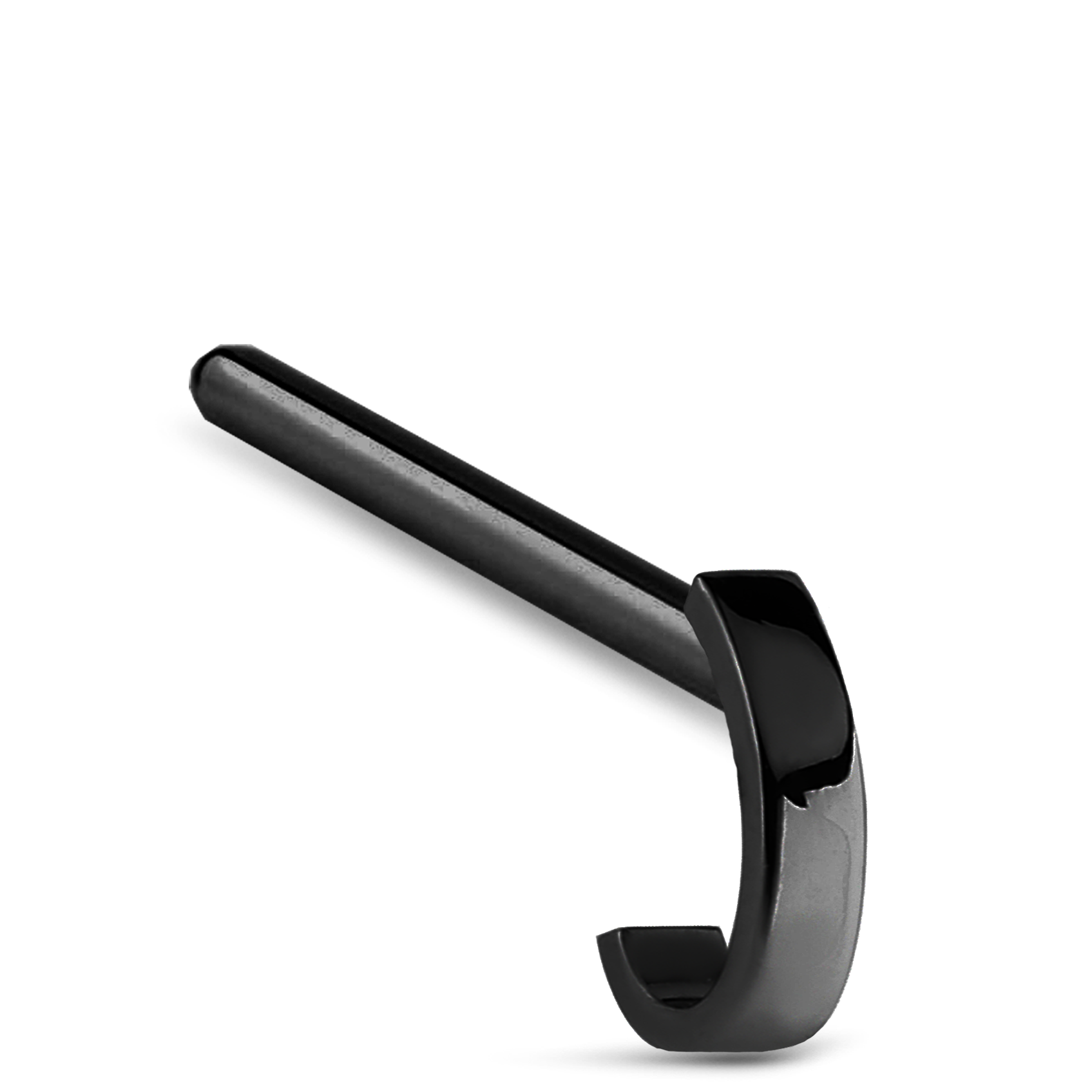 Plain Nose Hugger Stud 316L Surgical Steel 20G