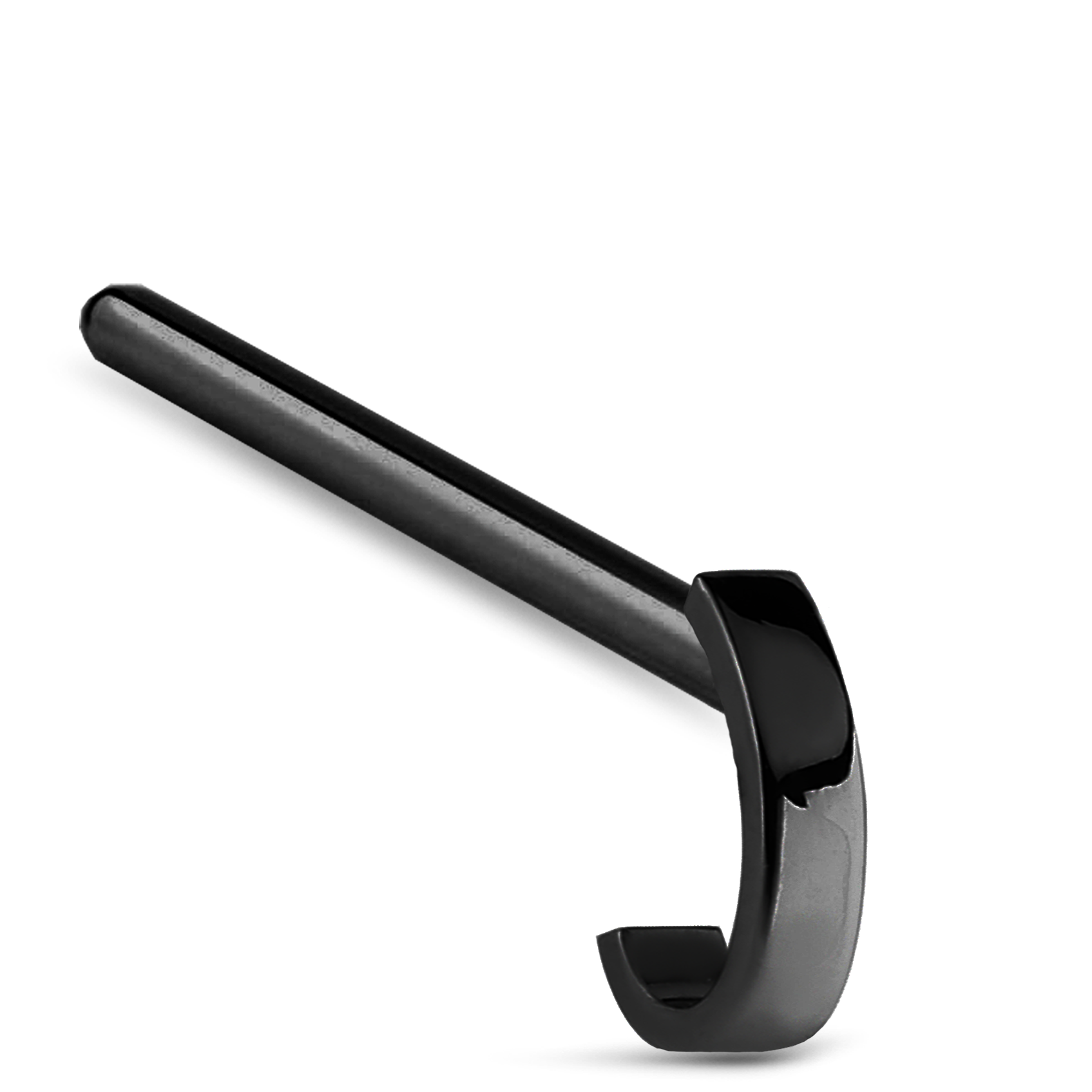 Plain Nose Hugger Stud 316L Surgical Steel 20G