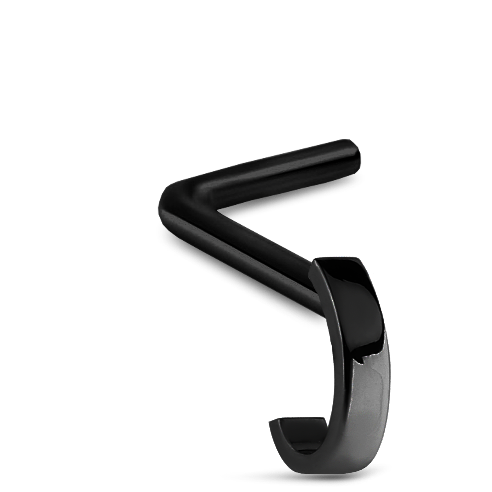 Plain Nose Hugger Stud 316L Surgical Steel 20G