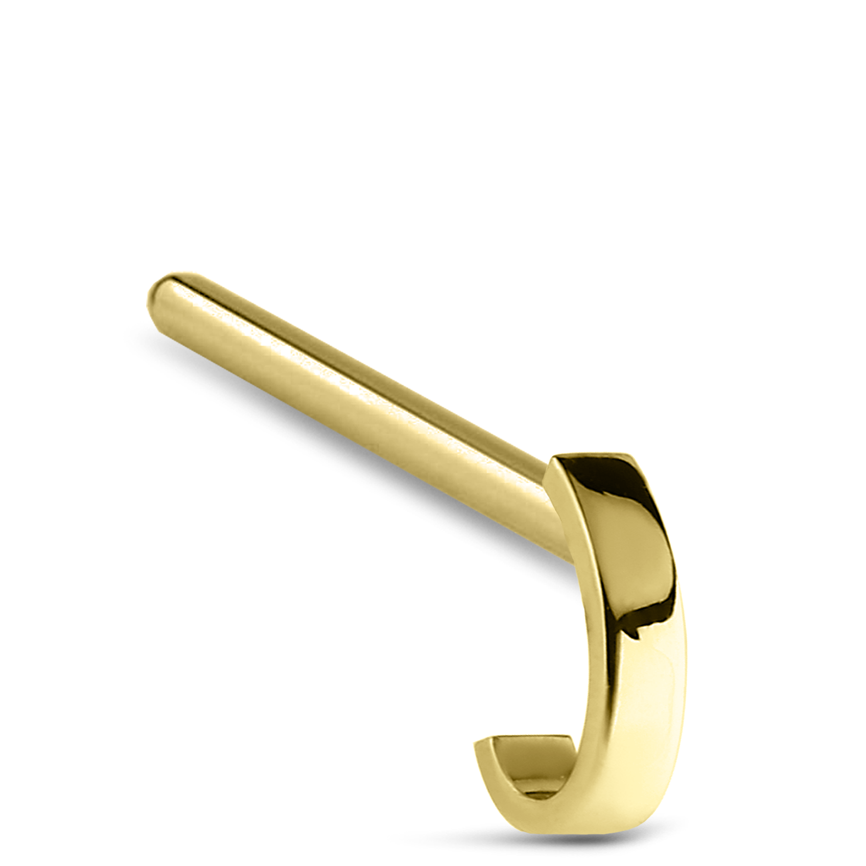 Plain Nose Hugger Stud 316L Surgical Steel 20G