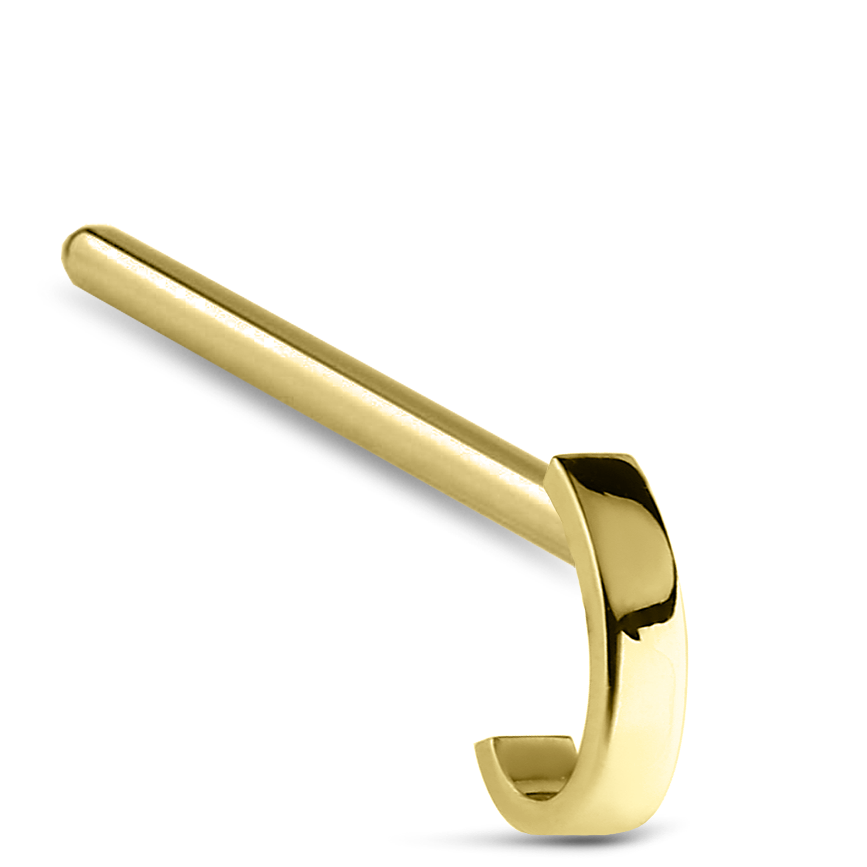 Plain Nose Hugger Stud 316L Surgical Steel 20G