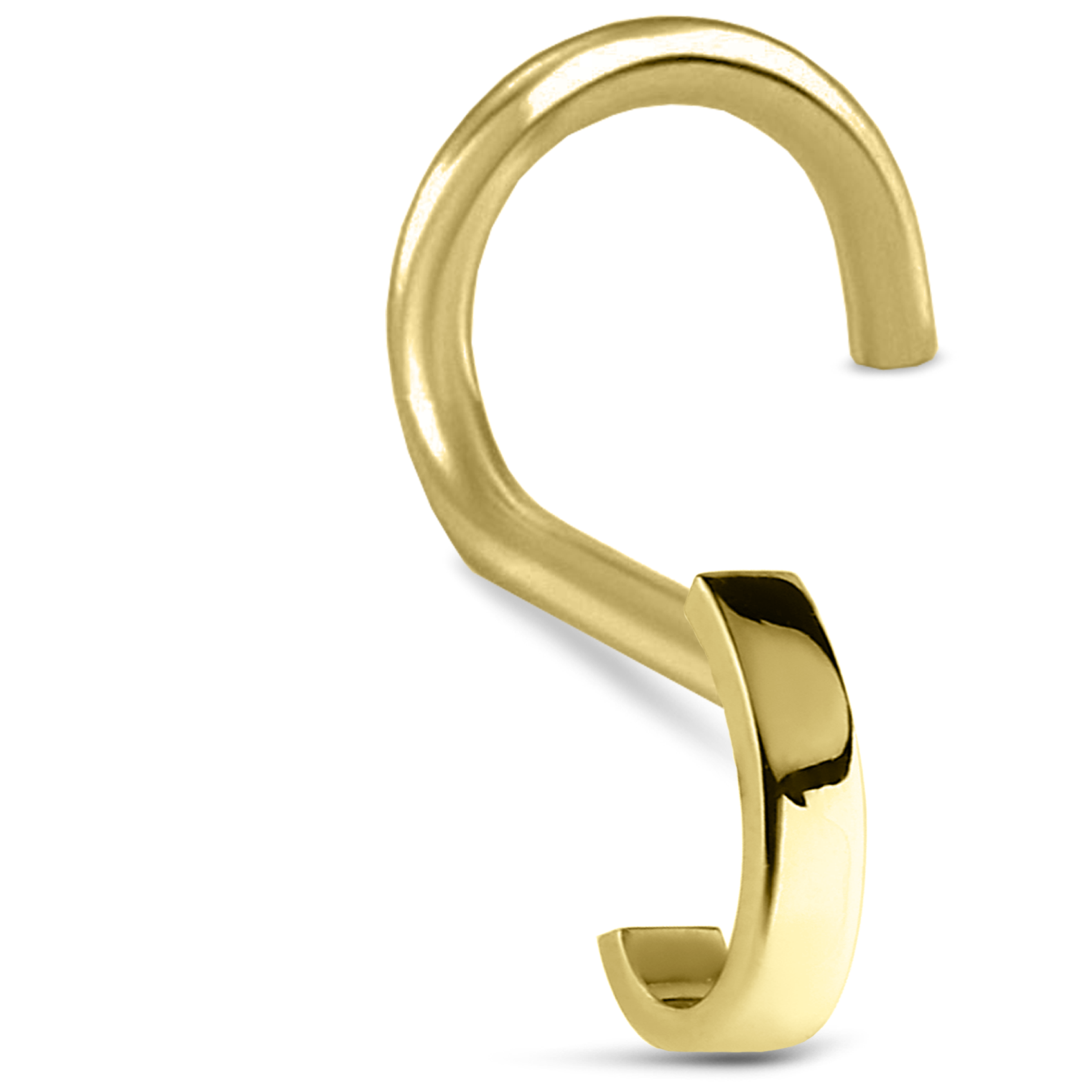 Plain Nose Hugger Stud 316L Surgical Steel 20G