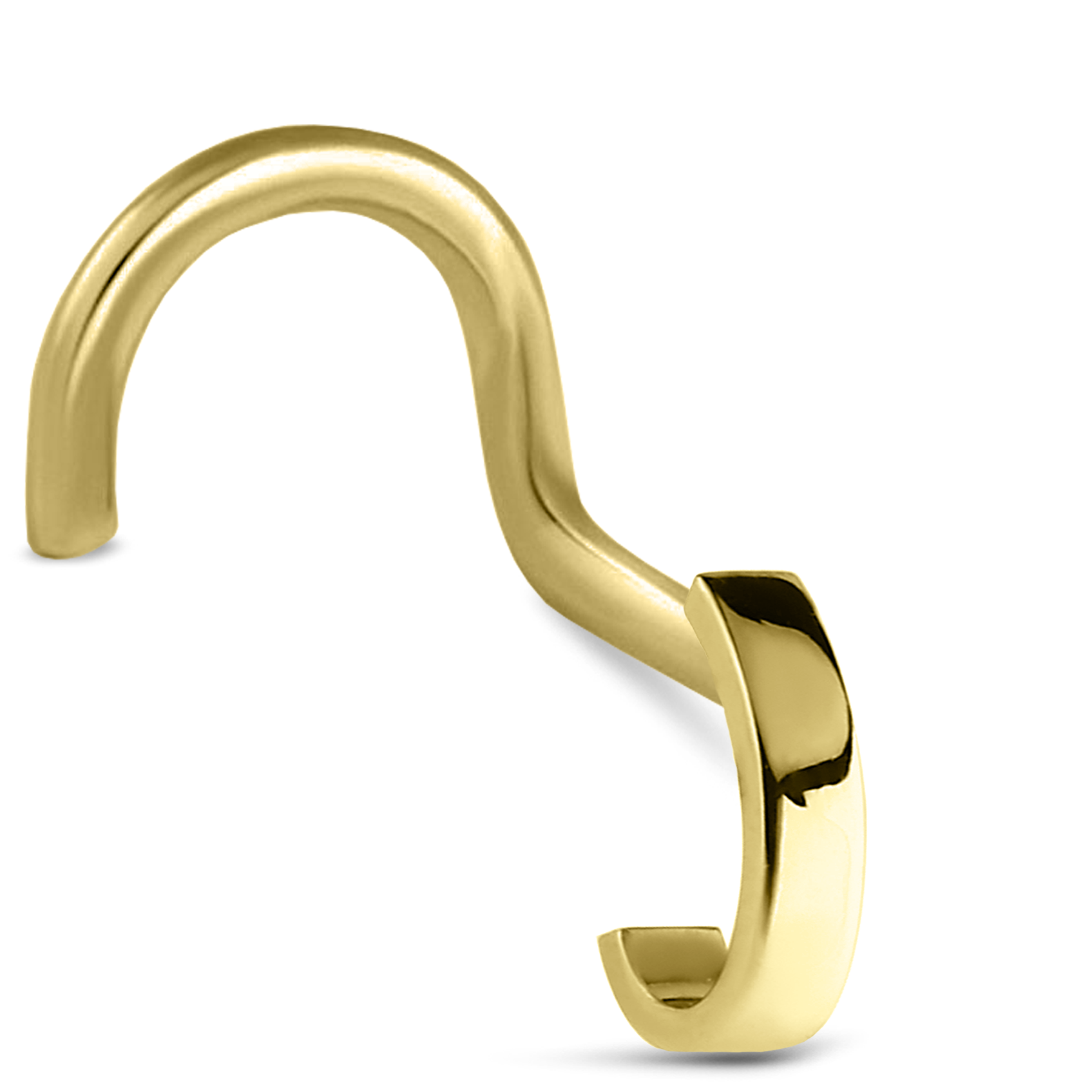 Plain Nose Hugger Stud 316L Surgical Steel 20G