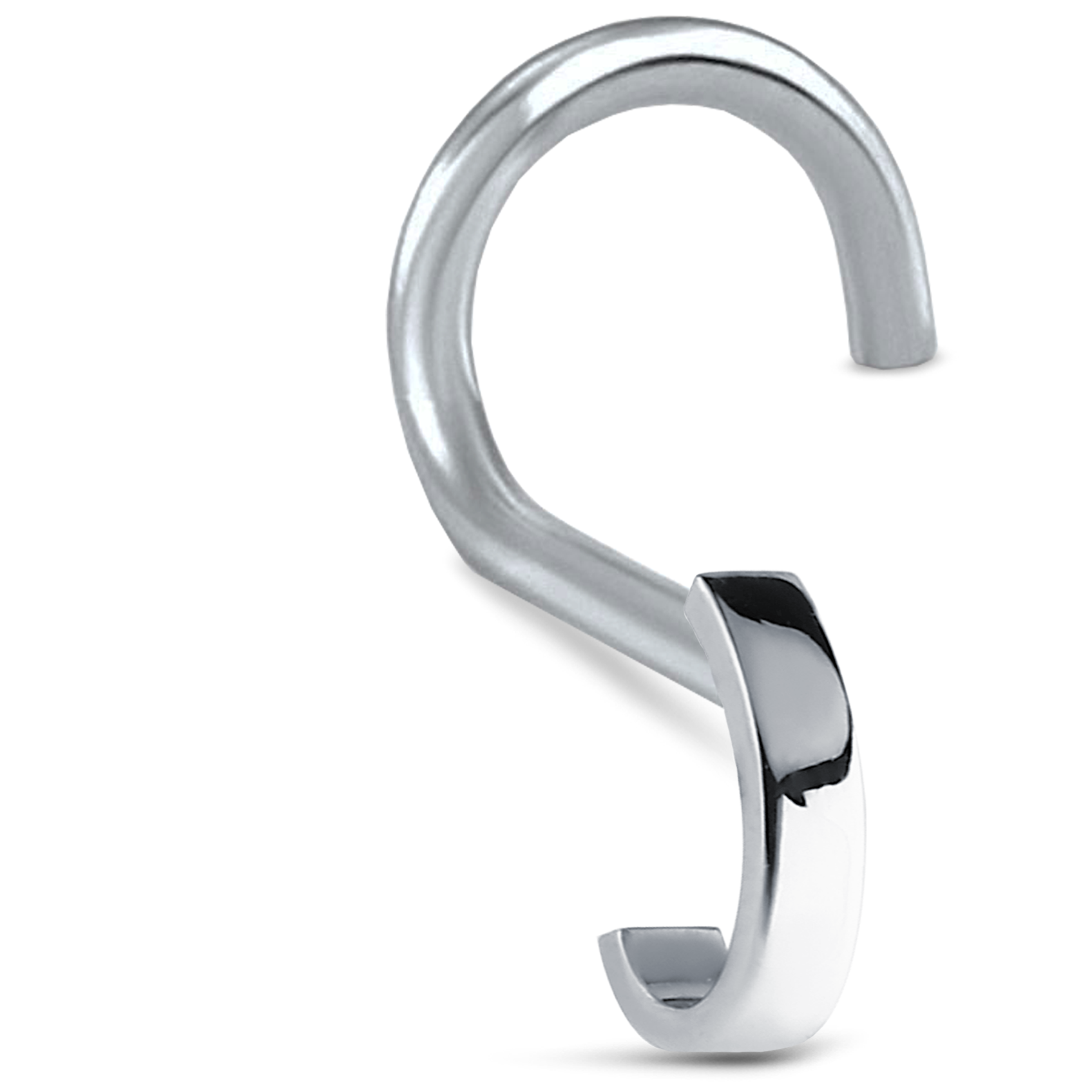 Plain Nose Hugger Stud 316L Surgical Steel 20G