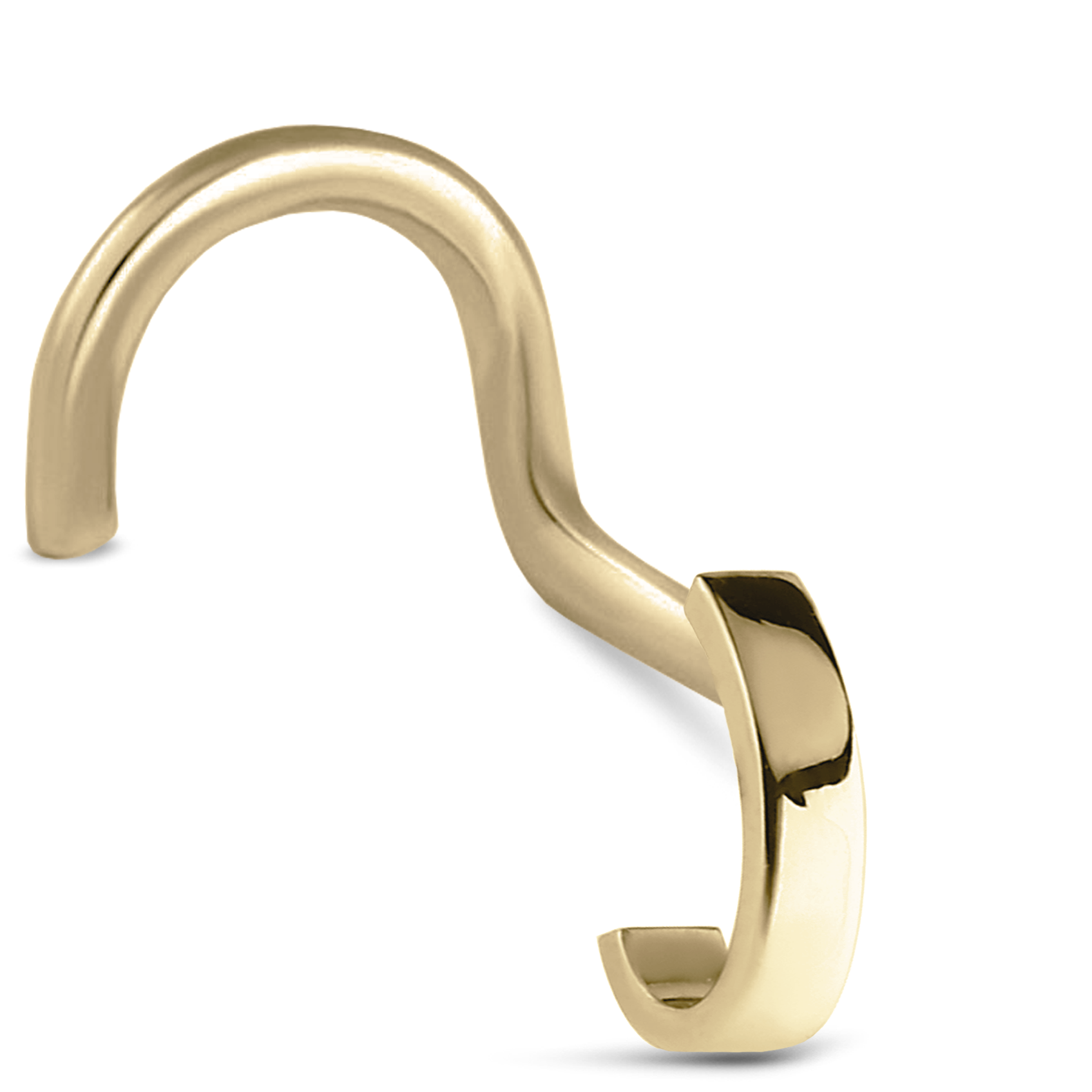 Plain Nose Hugger Stud 316L Surgical Steel 20G