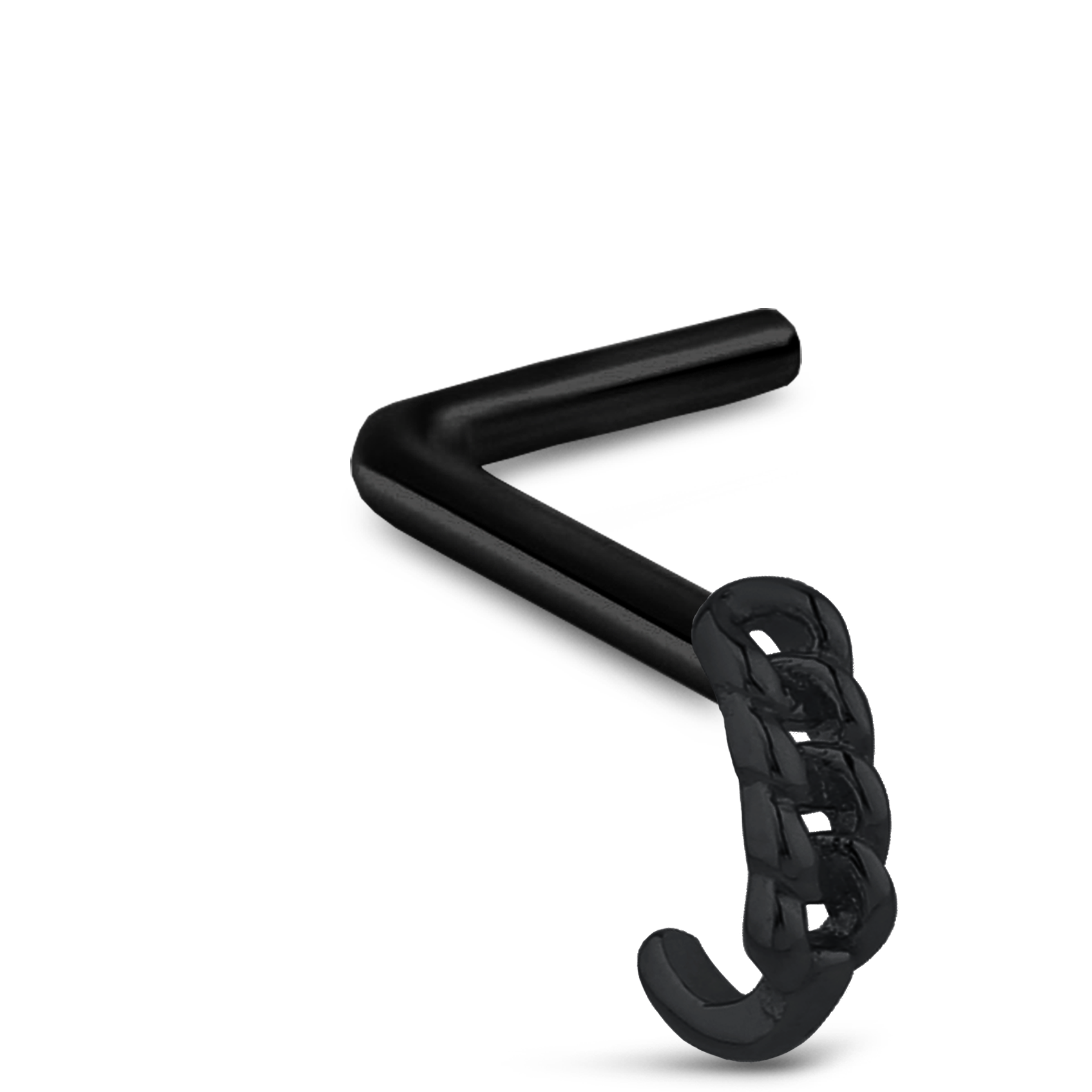 Chain Nose Hugger Stud Ring 316L Surgical Steel 20G