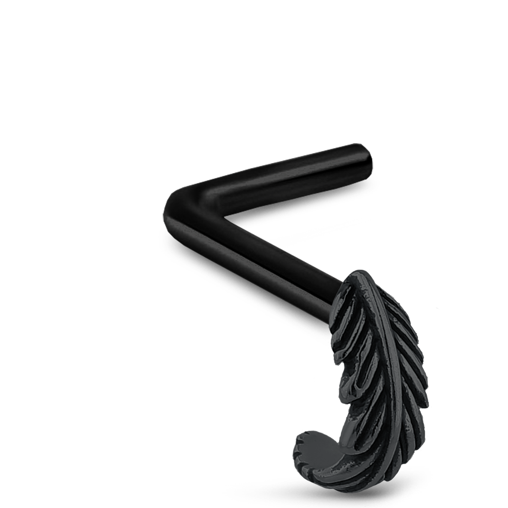 Feather Nose Hugger 316L Surgical Steel 20G