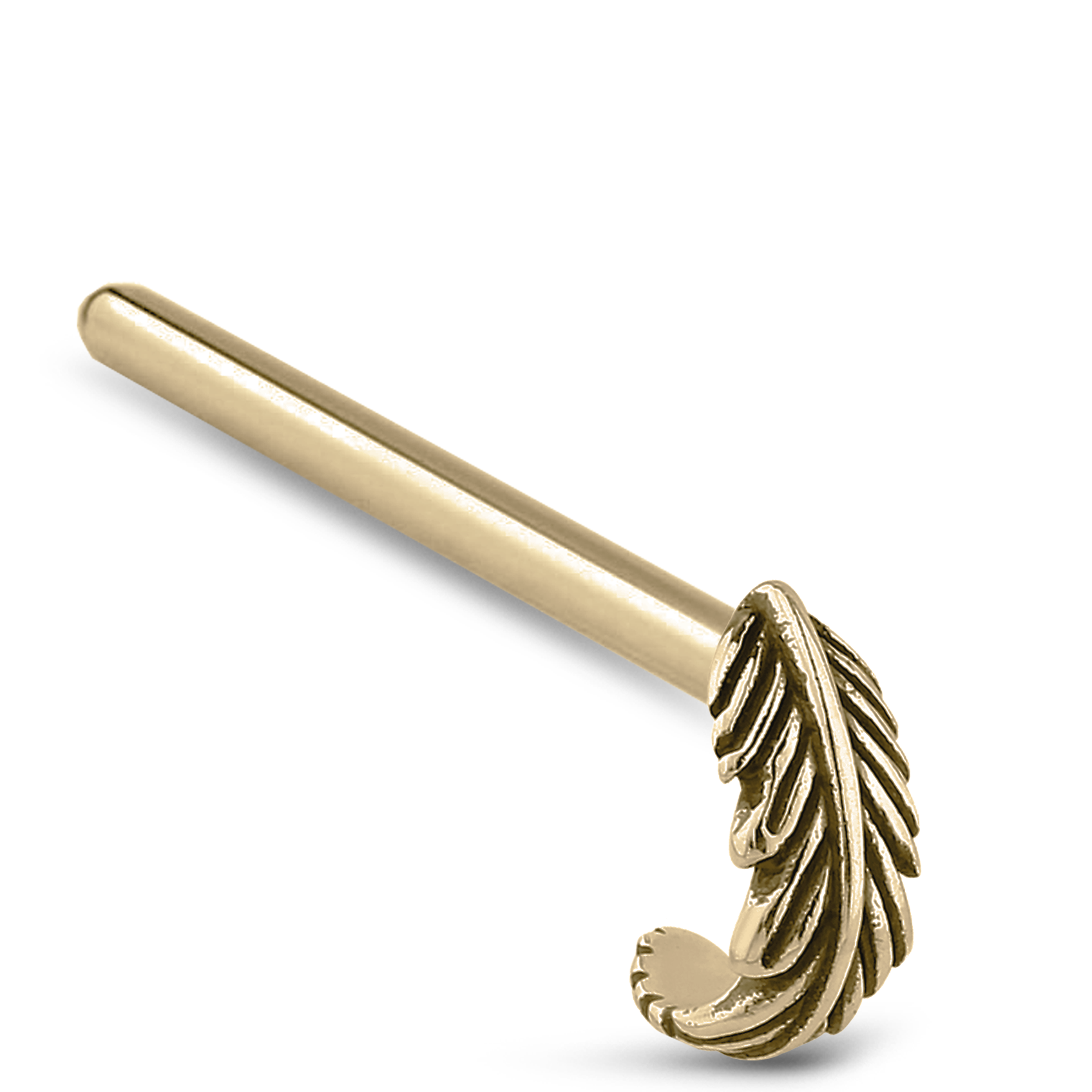 Feather Nose Hugger 316L Surgical Steel 20G