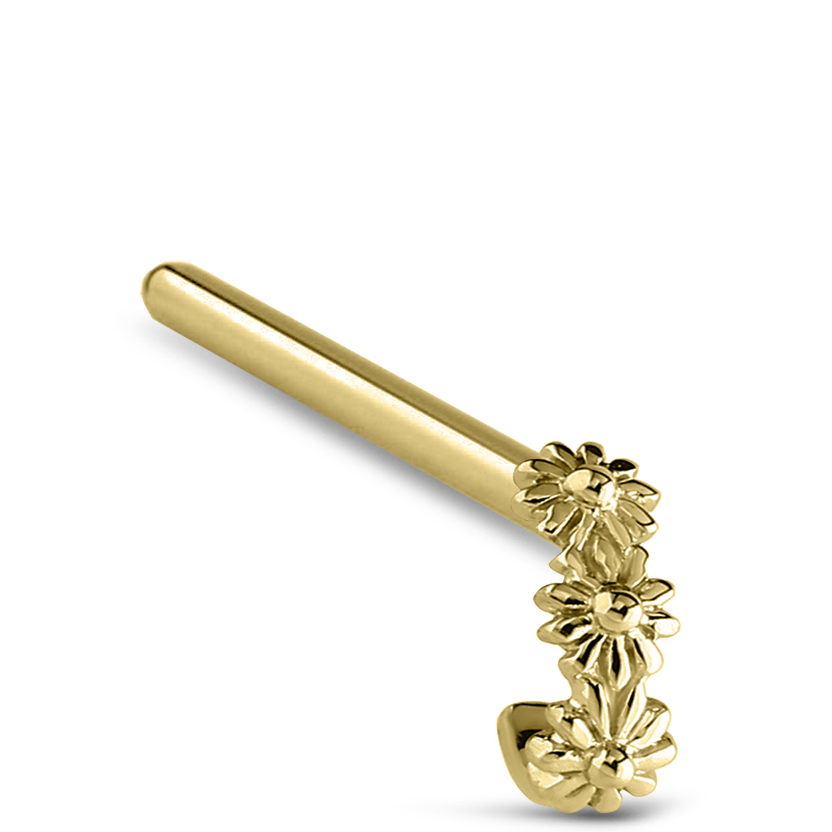 Flower Nose Hugger 316L Surgical Steel 20G