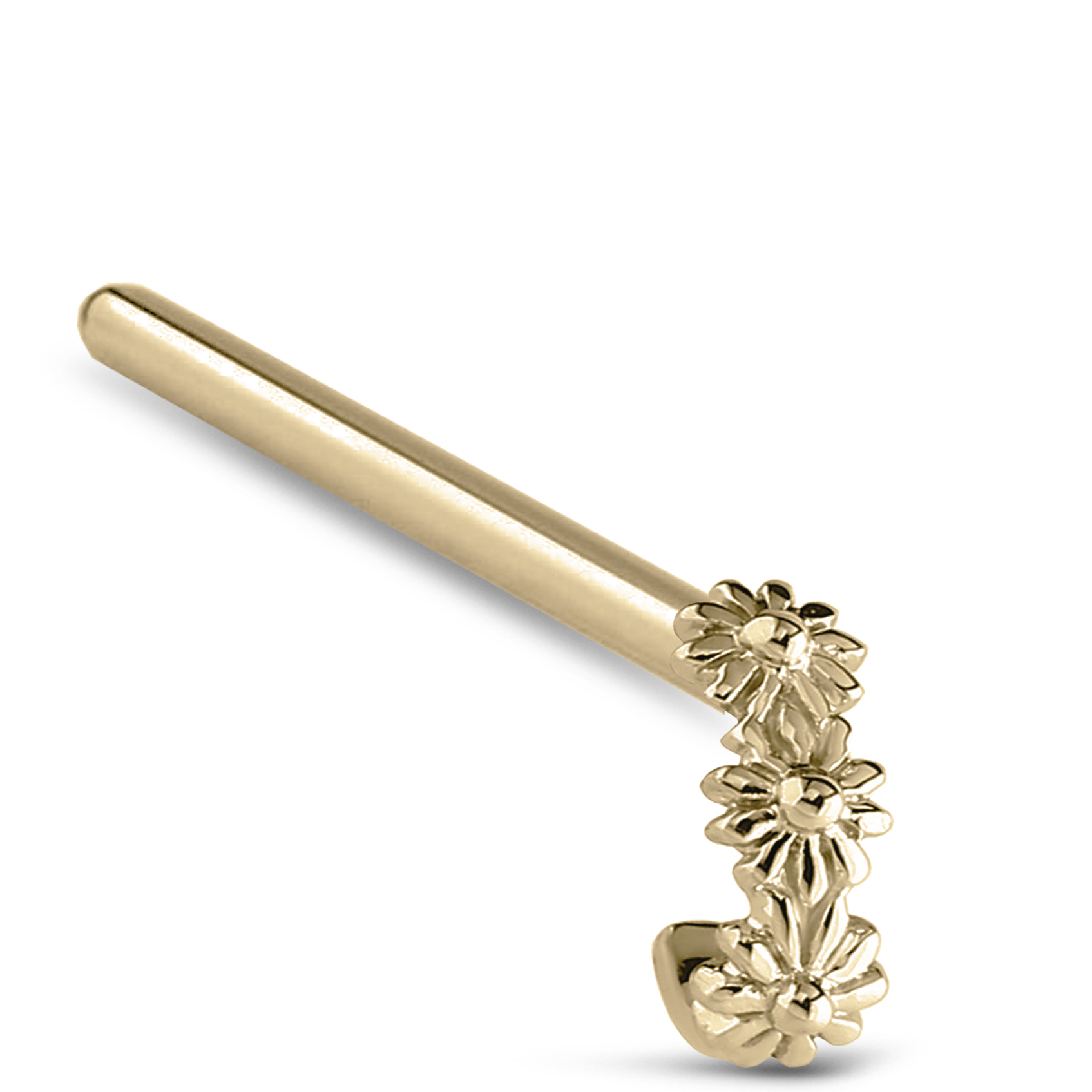 Flower Nose Hugger 316L Surgical Steel 20G