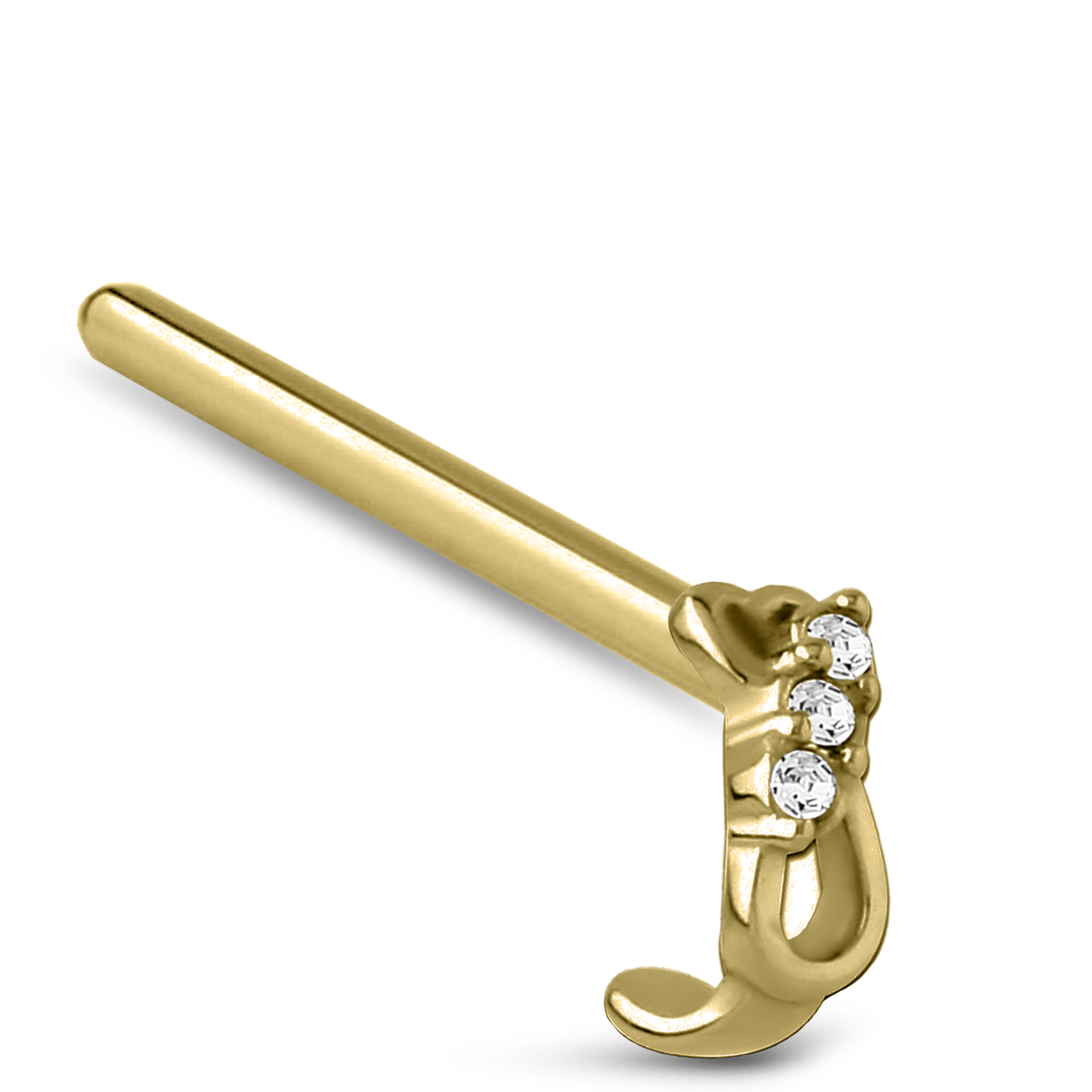 Heart Infinity Nose Hugger Stud 316L Surgical Steel 20G