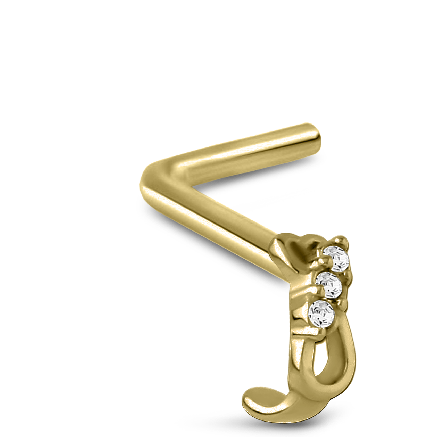 Heart Infinity Nose Hugger Stud 316L Surgical Steel 20G