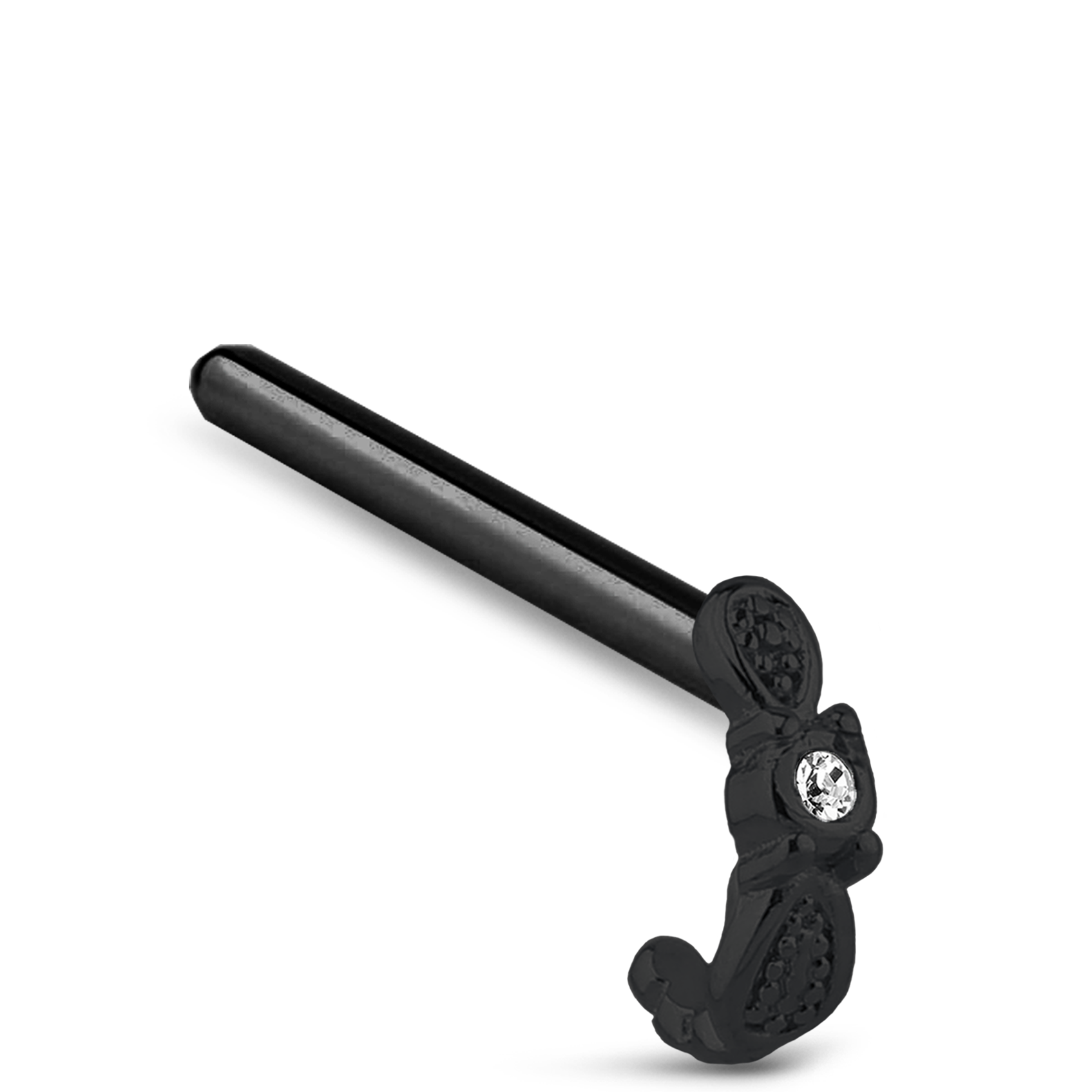 Wing Nose Hugger 316L Surgical Steel Stud 20G