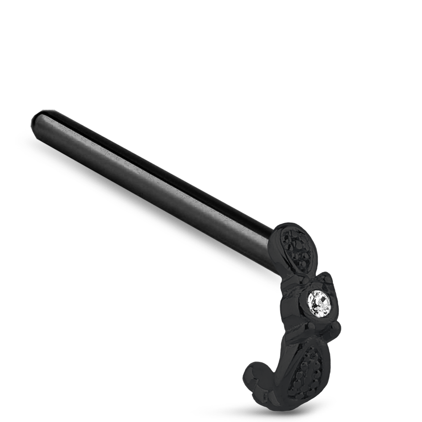 Wing Nose Hugger 316L Surgical Steel Stud 20G