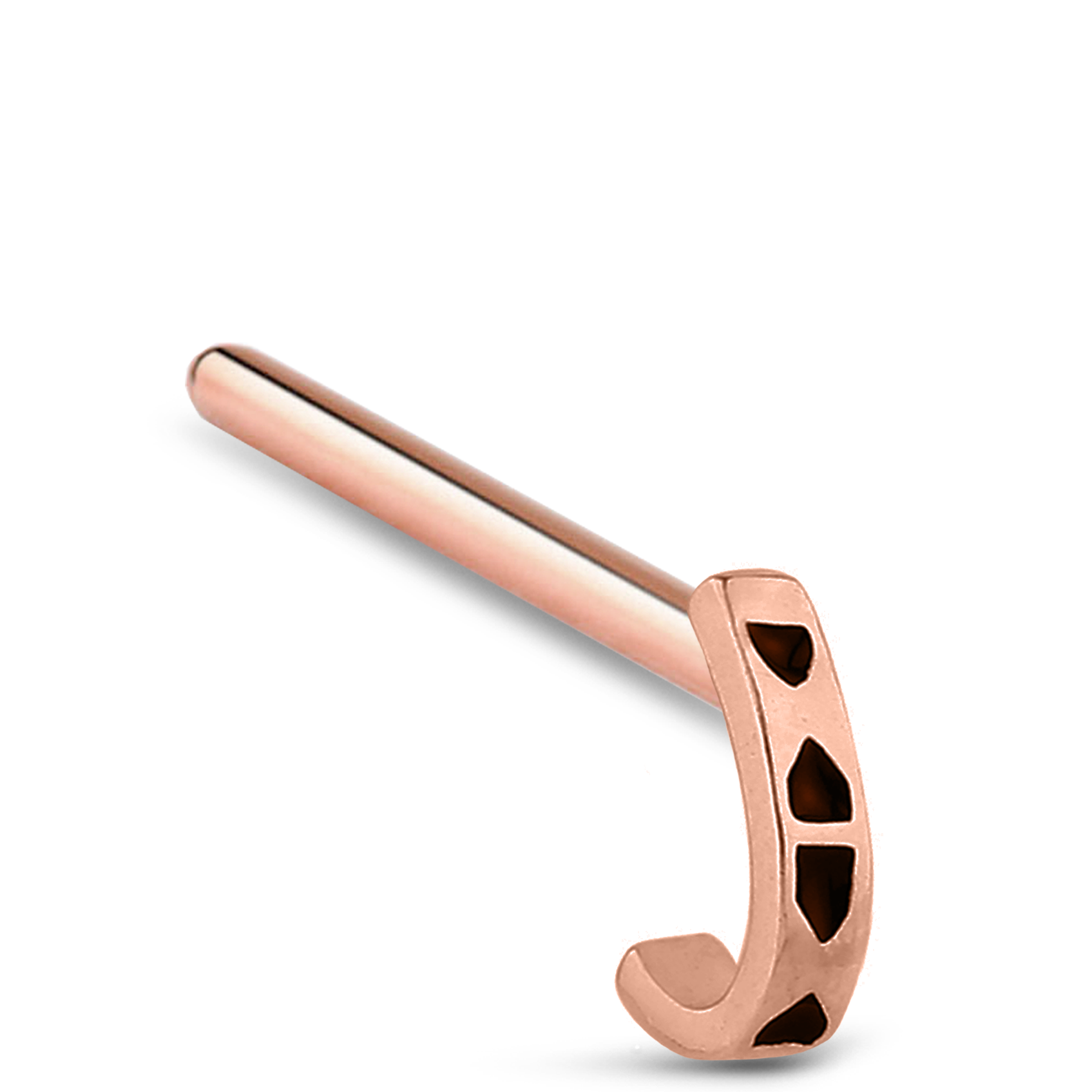 Tribal Nose Hugger Stud Ring 316L Surgical Steel