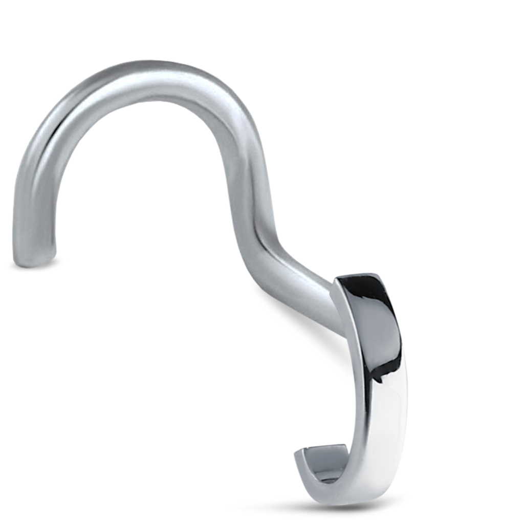 Surgical Steel Plain Nose Hugger Right Nose Screw