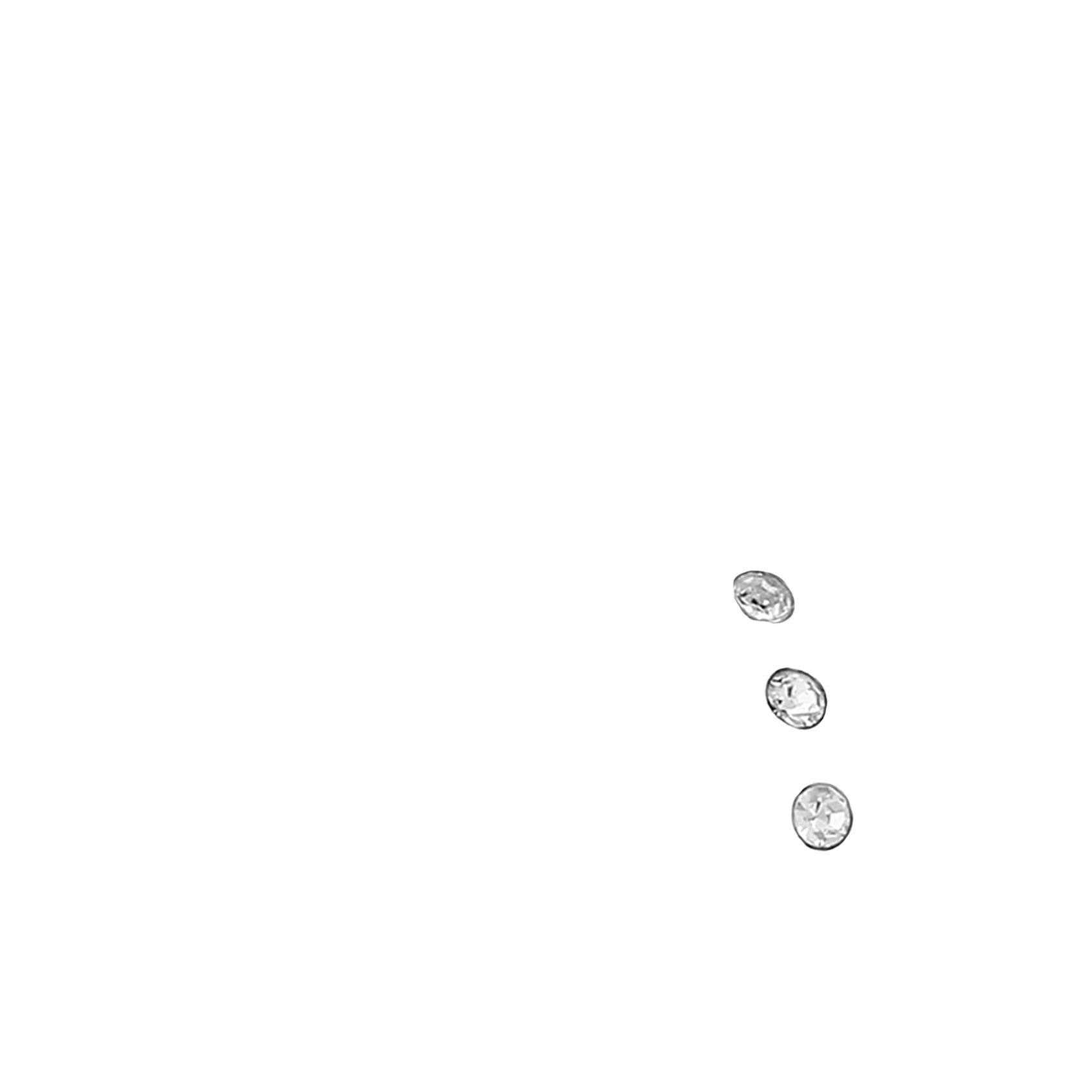 surgical-steel-sterling-silver-nose-hugger-3-stone-NS55-D1643-clear