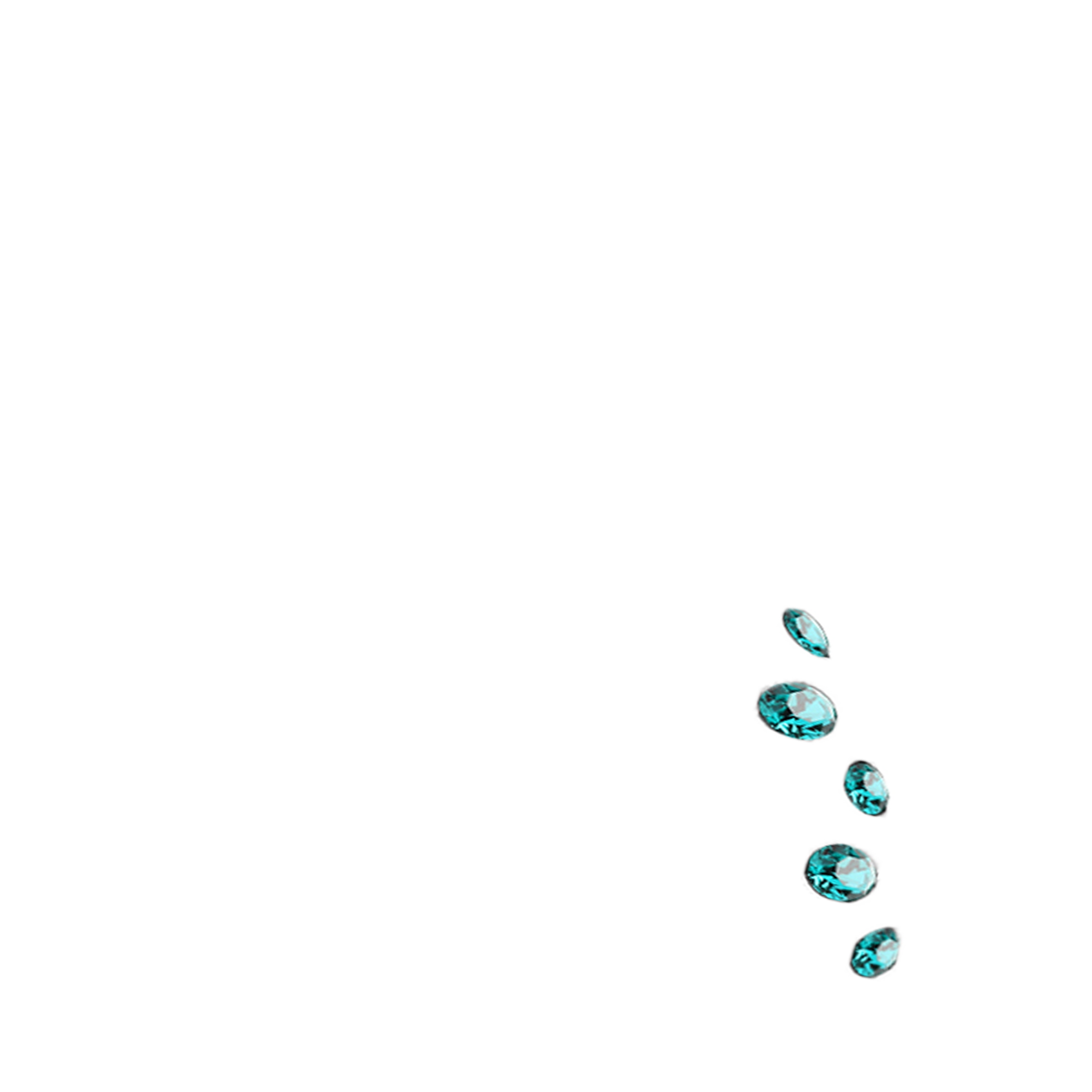 surgical-steel-sterling-silver-nose-hugger-5-stone-NS565-D1645-blue-zircon