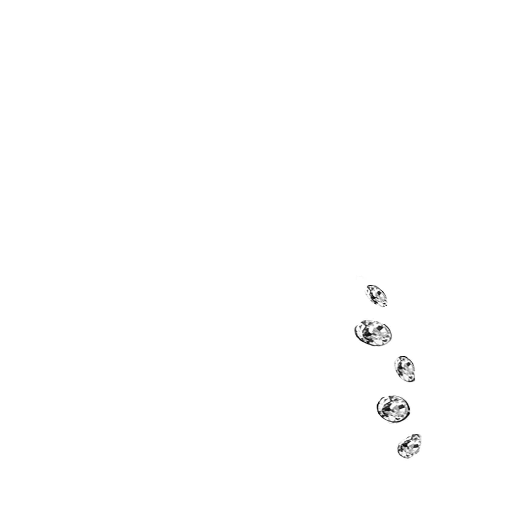 surgical-steel-sterling-silver-nose-hugger-5-stone-NS565-D1645-clear