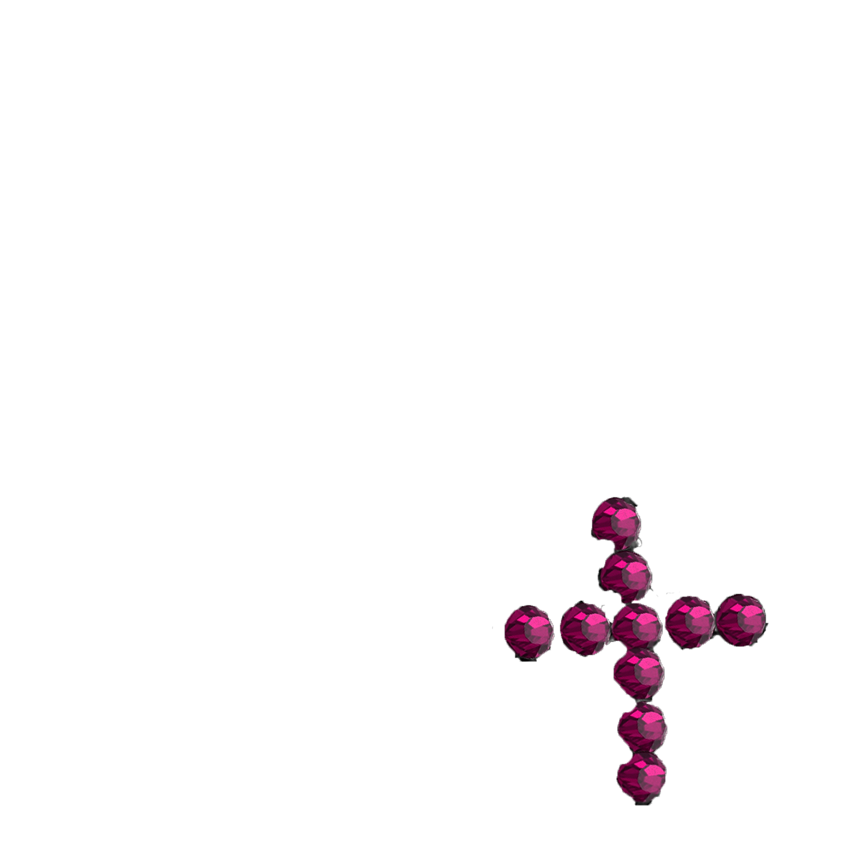 surgical-steel-sterling-silver-nose-hugger-cross-C3000-D1637-fuchsia