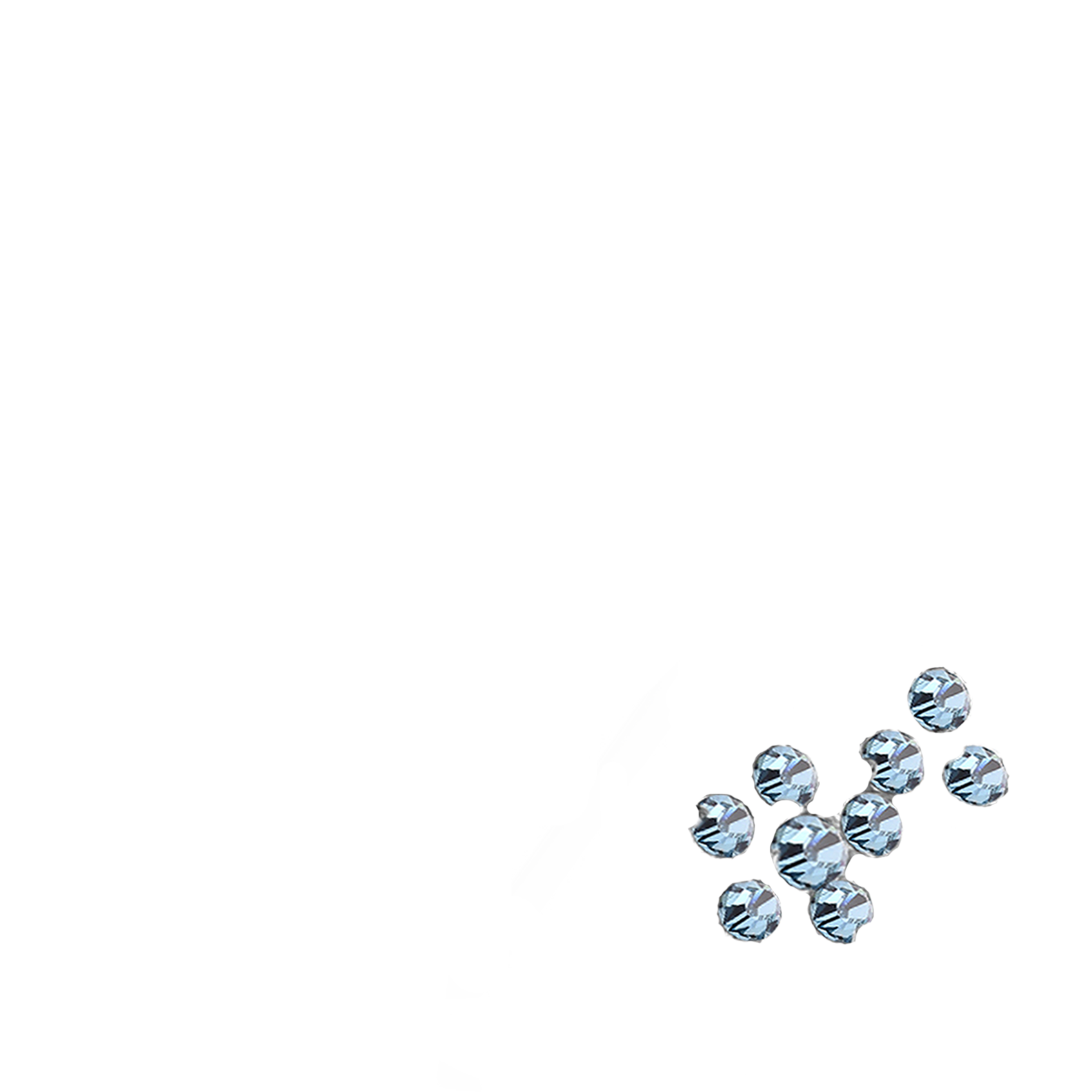 surgical-steel-sterling-silver-nose-hugger-cz-flower-NS40-D1649-aqua