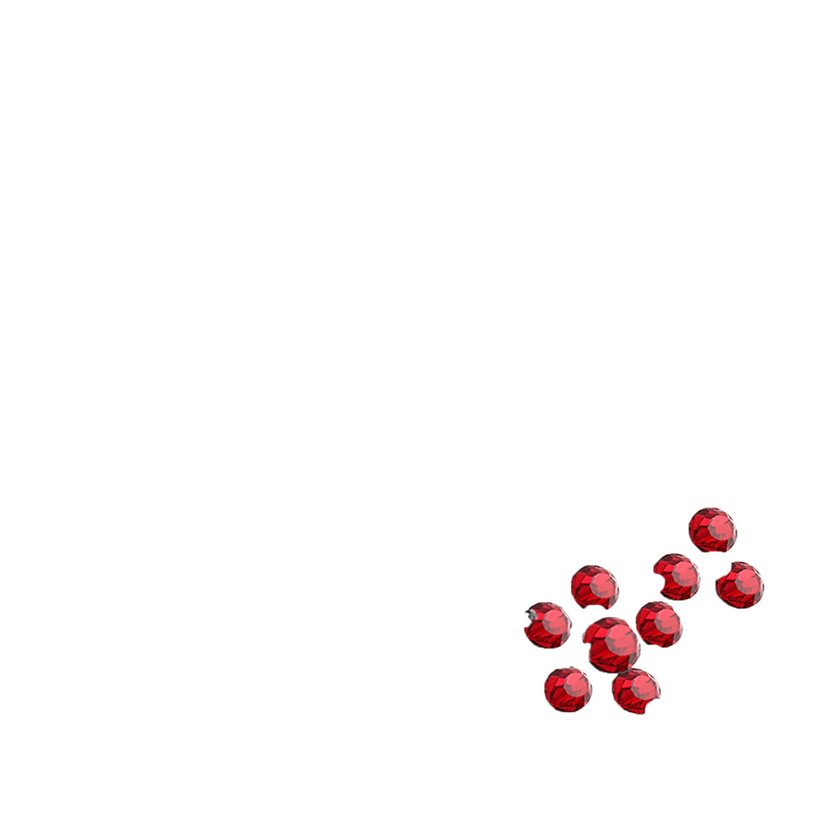 surgical-steel-sterling-silver-nose-hugger-cz-flower-NS40-D1649-red