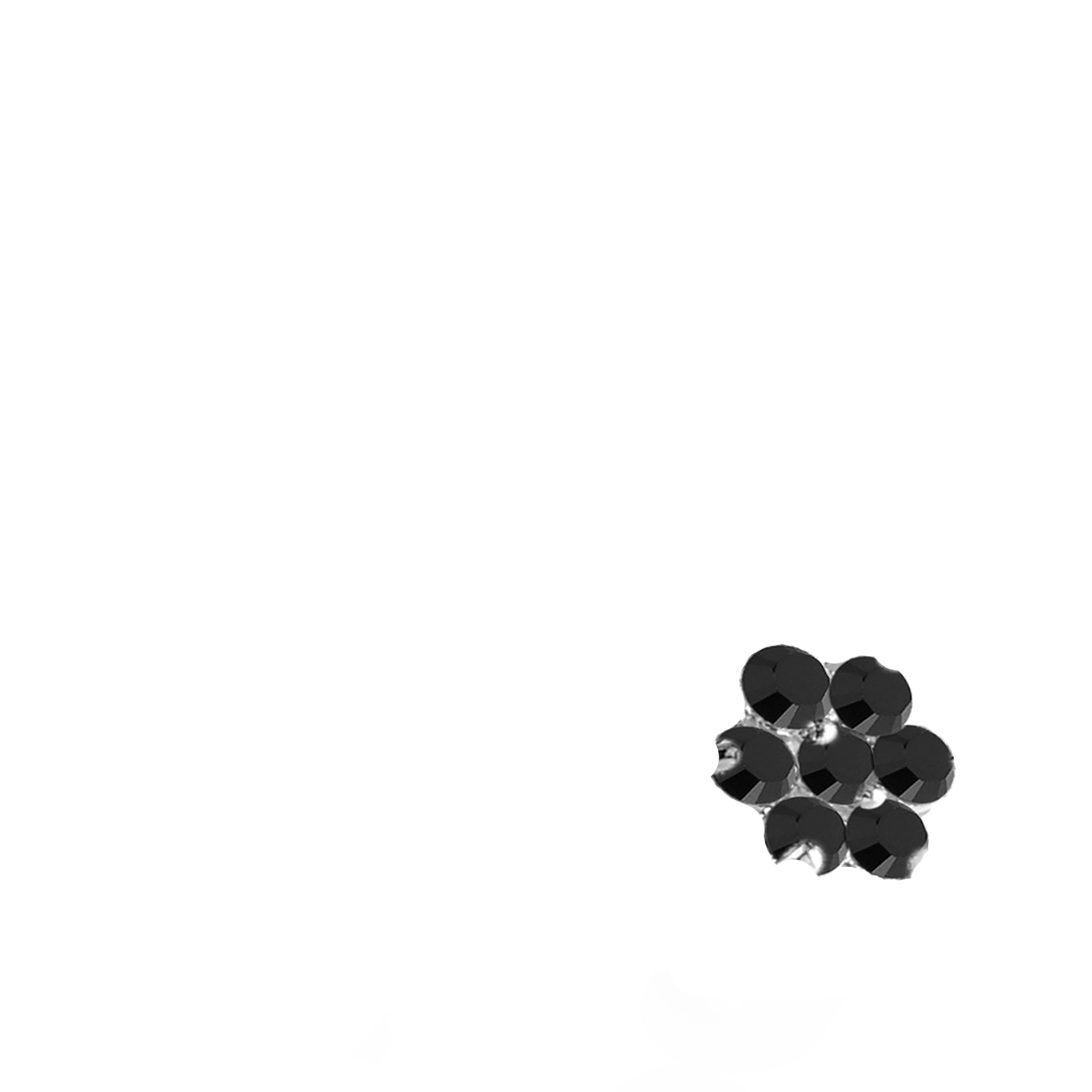 surgical-steel-sterling-silver-nose-hugger-stud-flower-cz-NS78-D1648-black