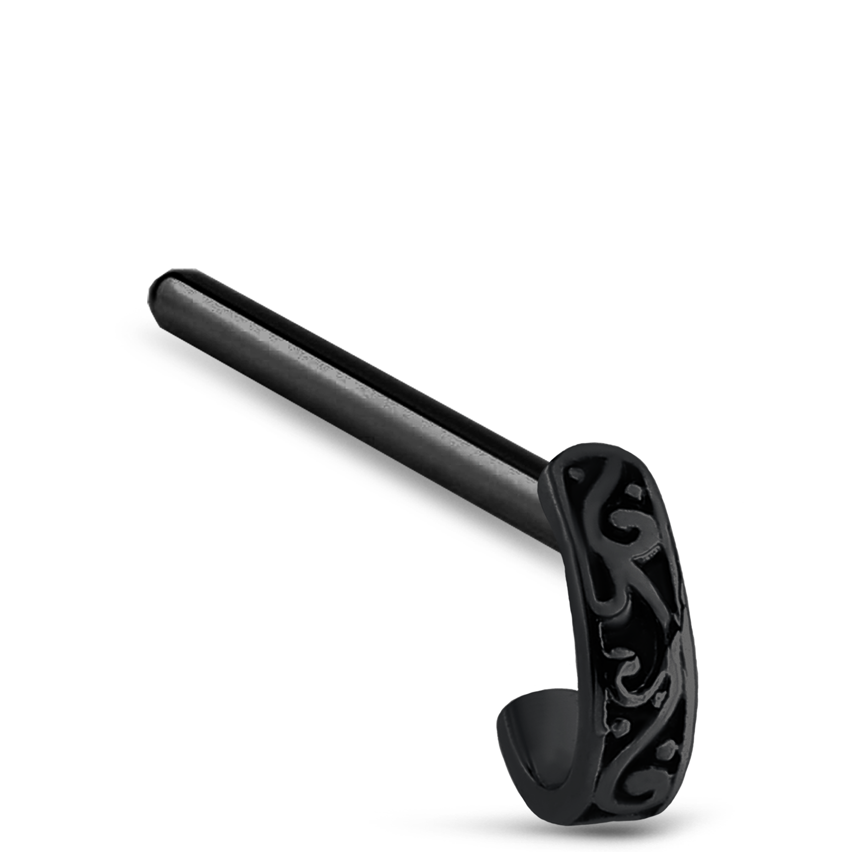 Tribal Nose Hugger 316L Surgical Steel 20G