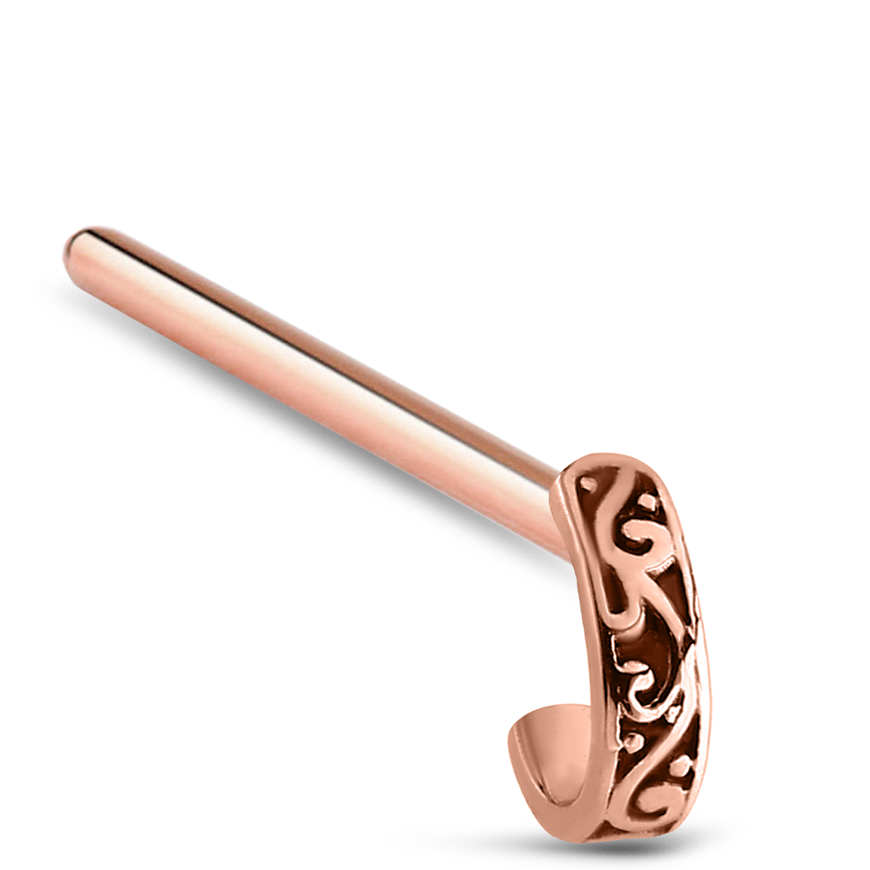 Tribal Nose Hugger 316L Surgical Steel 20G